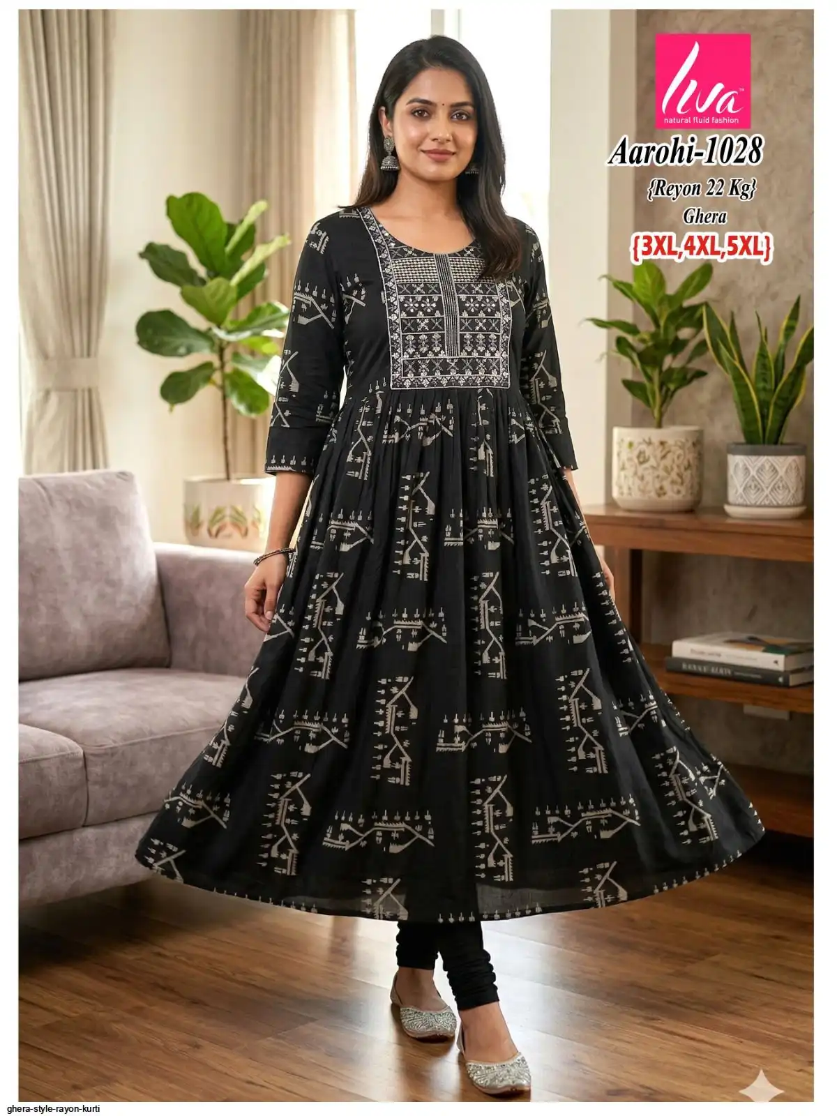 LIVA STYLE RAYON KURTI 7