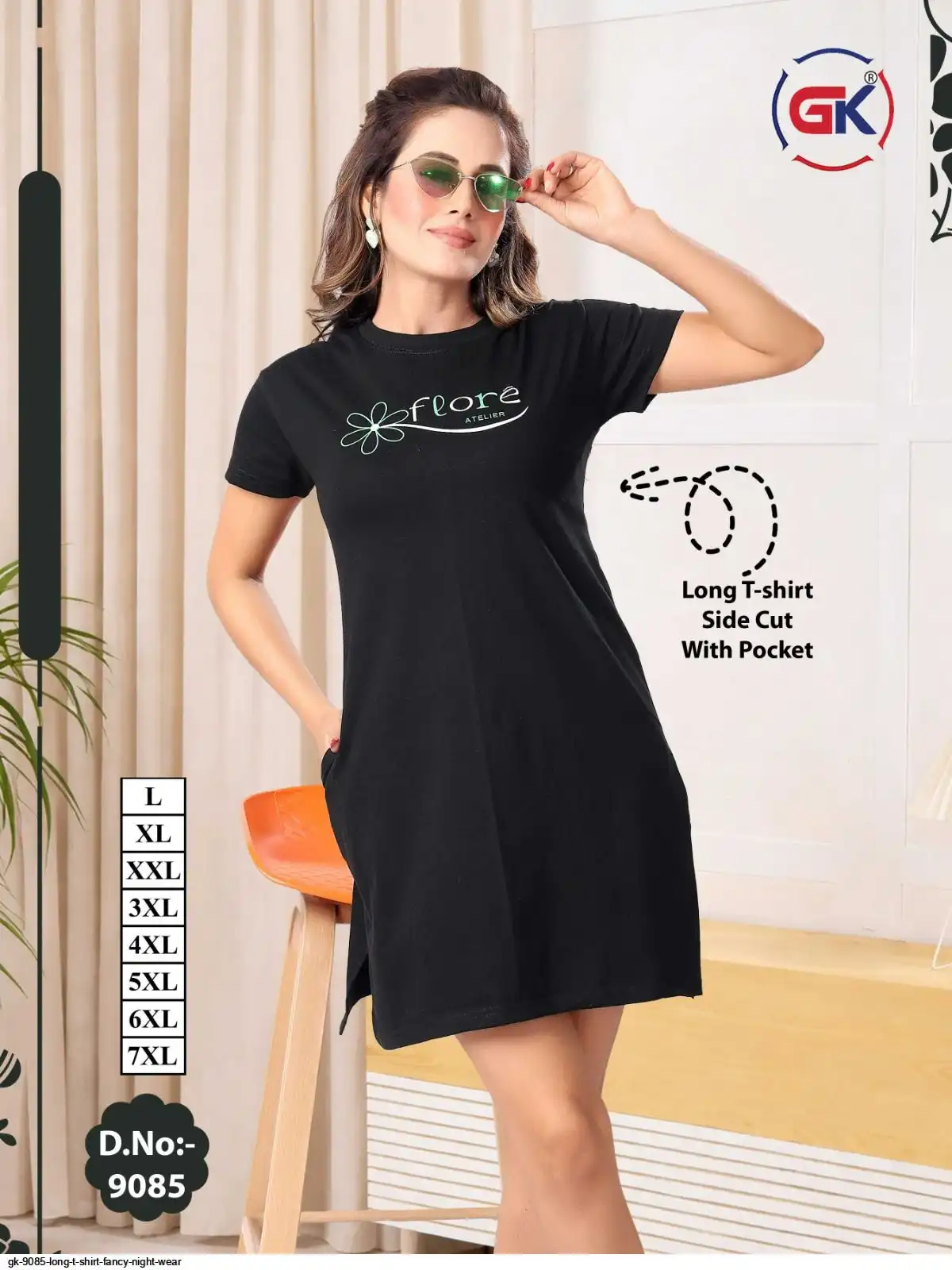long t shirt night dress Buy Gomzz Women's and Girl's Printed Trendy Long T-Shirt Nighty, Night Dress,  Nightwear(Polo komal-Maroon-l) at Amazon.in