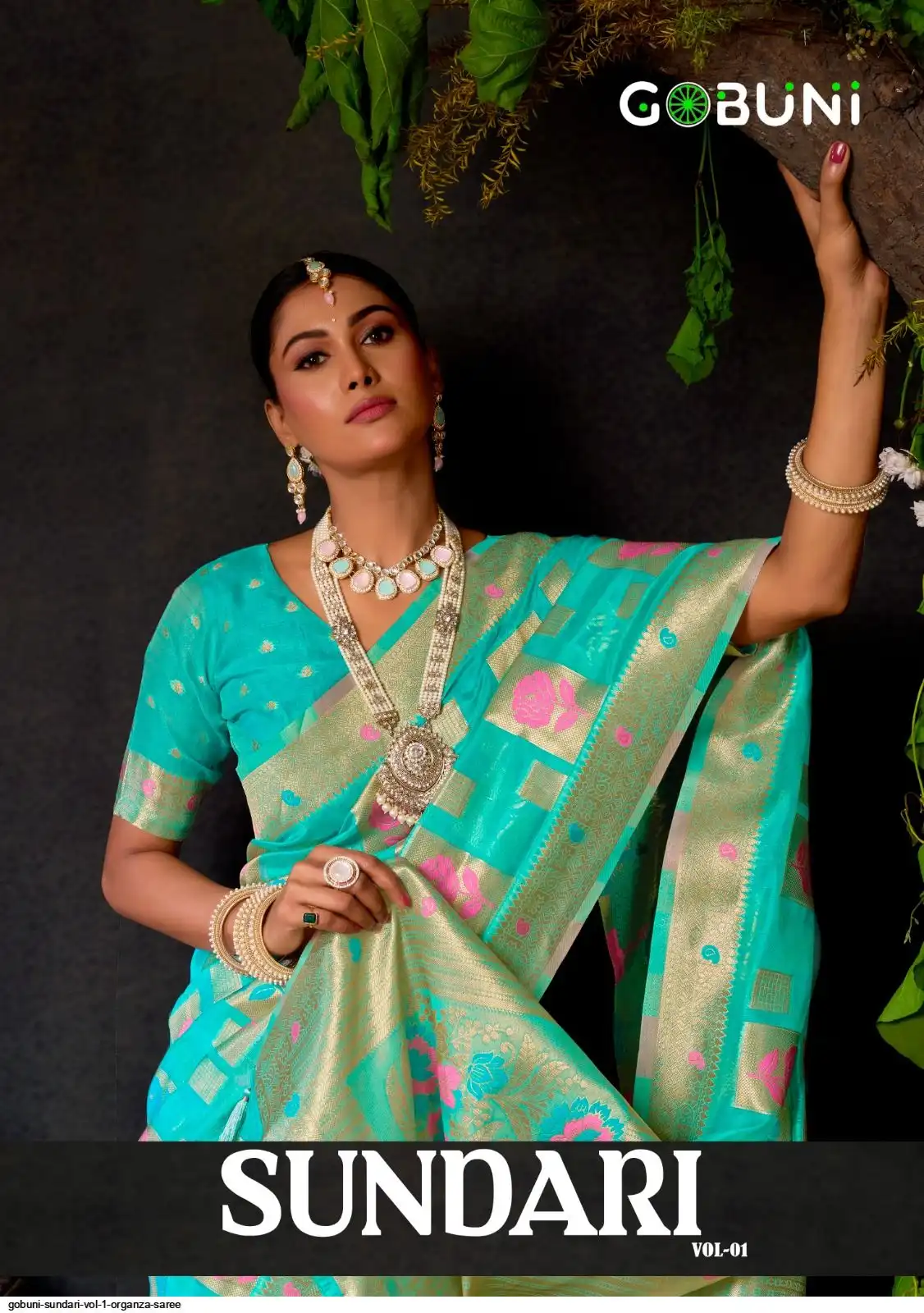 GOBUNI SUNDARI VOL 1 ORGANZA SAREE