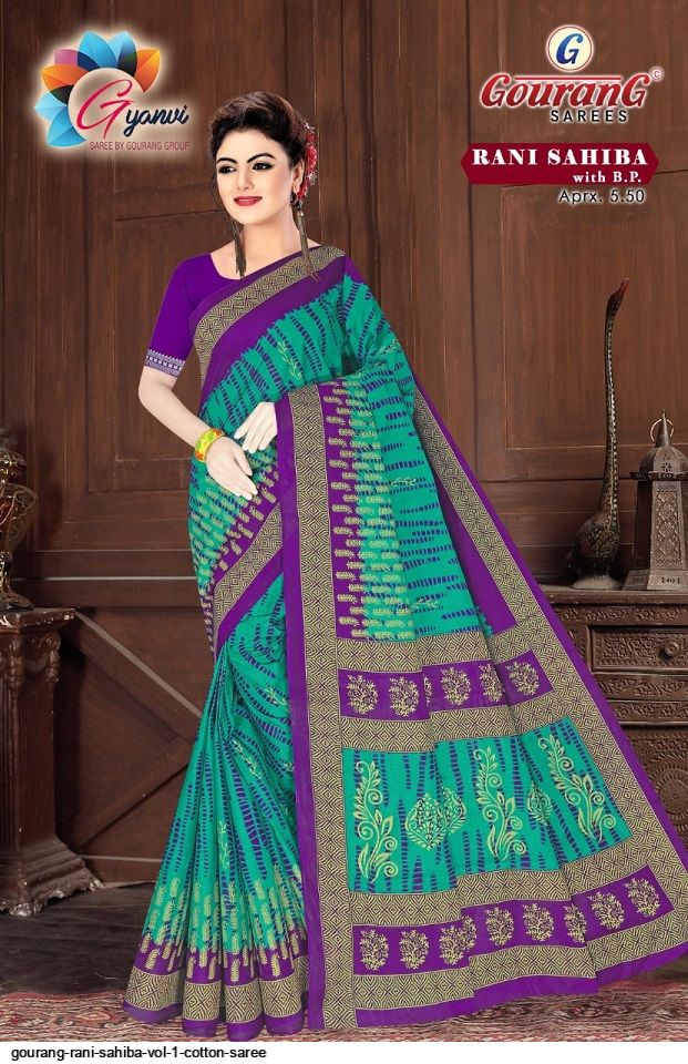 GOURANG RANI SAHIBA VOL 1 COTTON SAREE