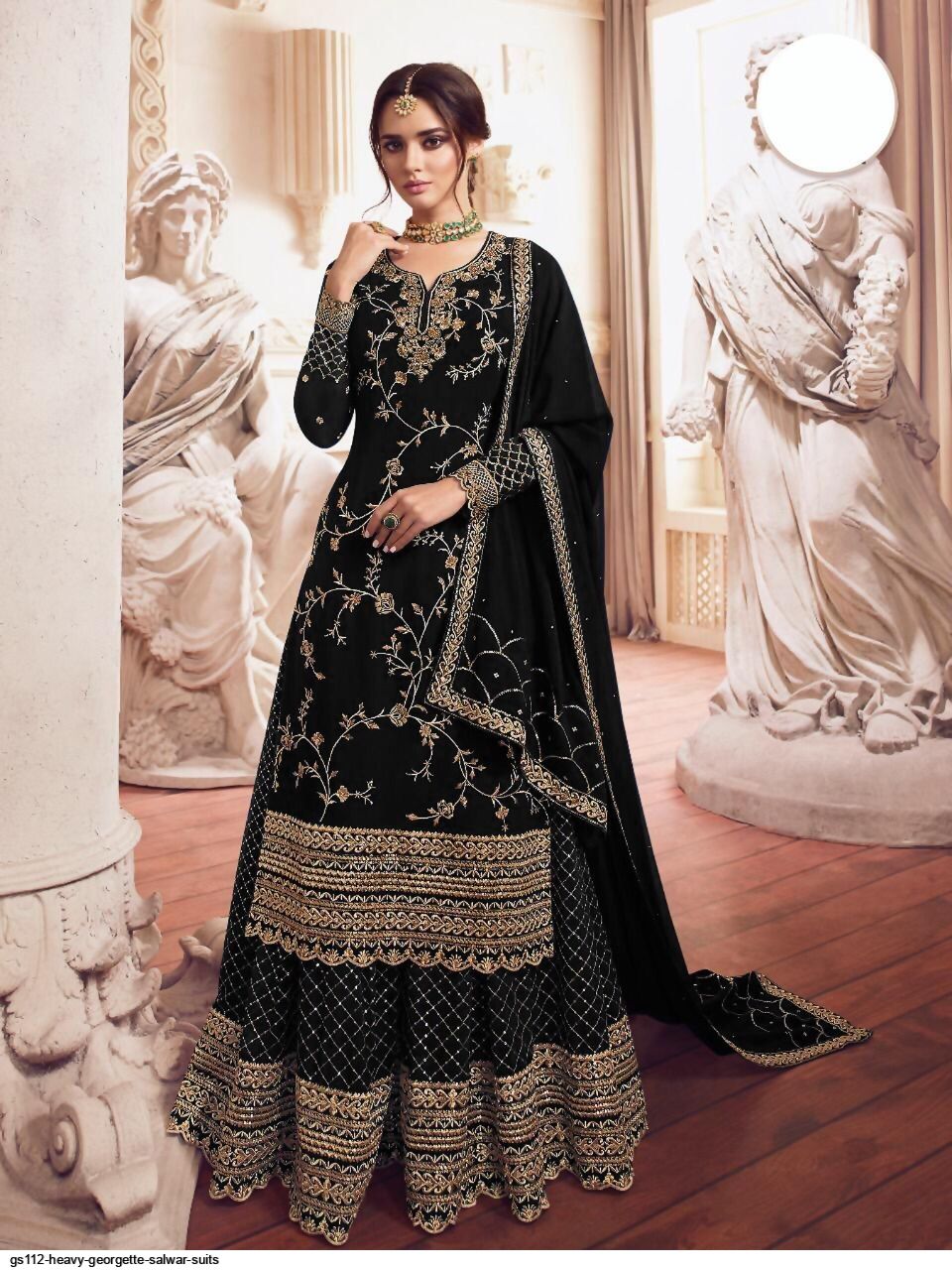 GS112 Heavy Georgette salwar suits