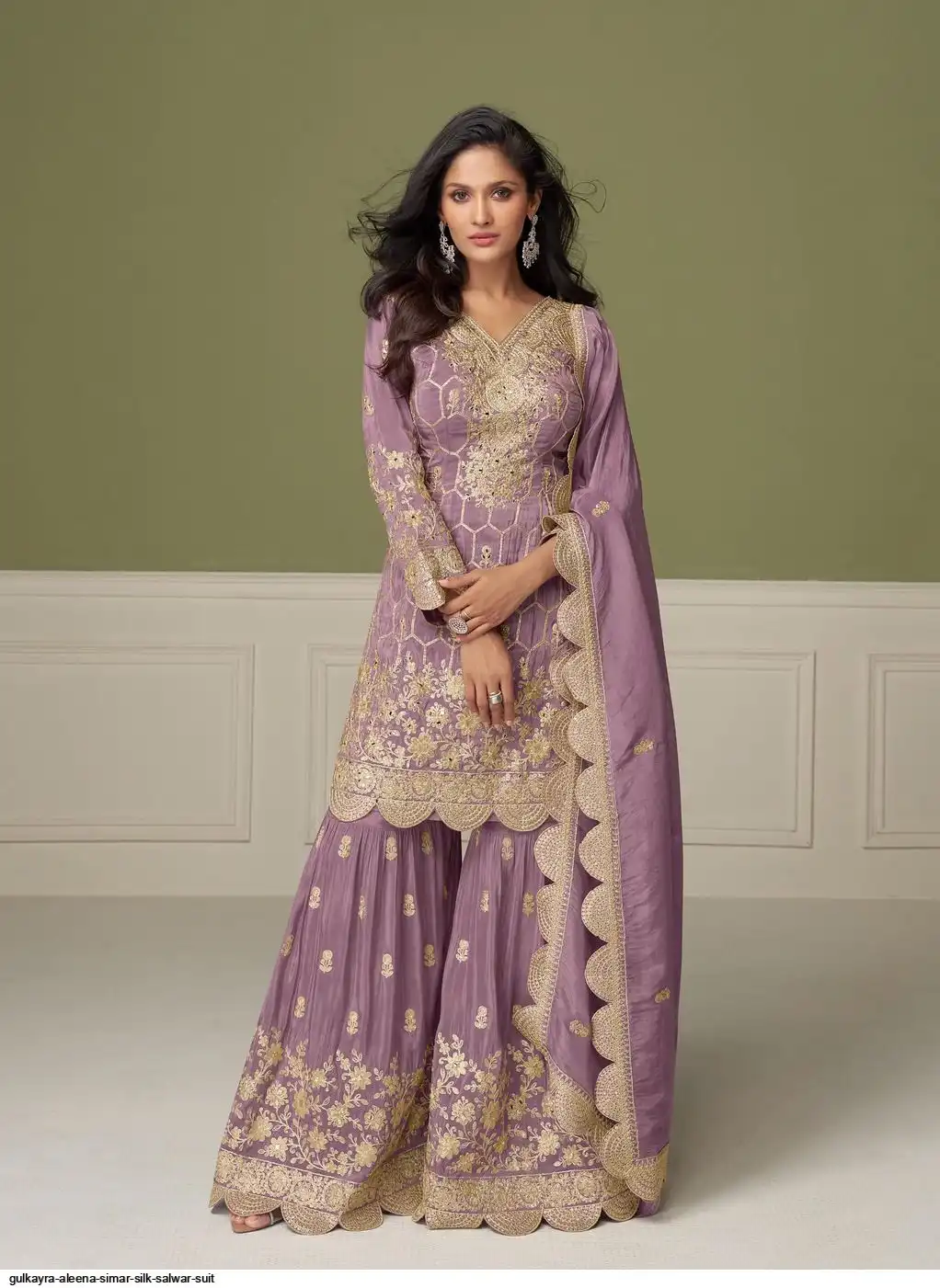 GULKAYRA ALEENA SIMAR SILK SALWAR SUIT 3