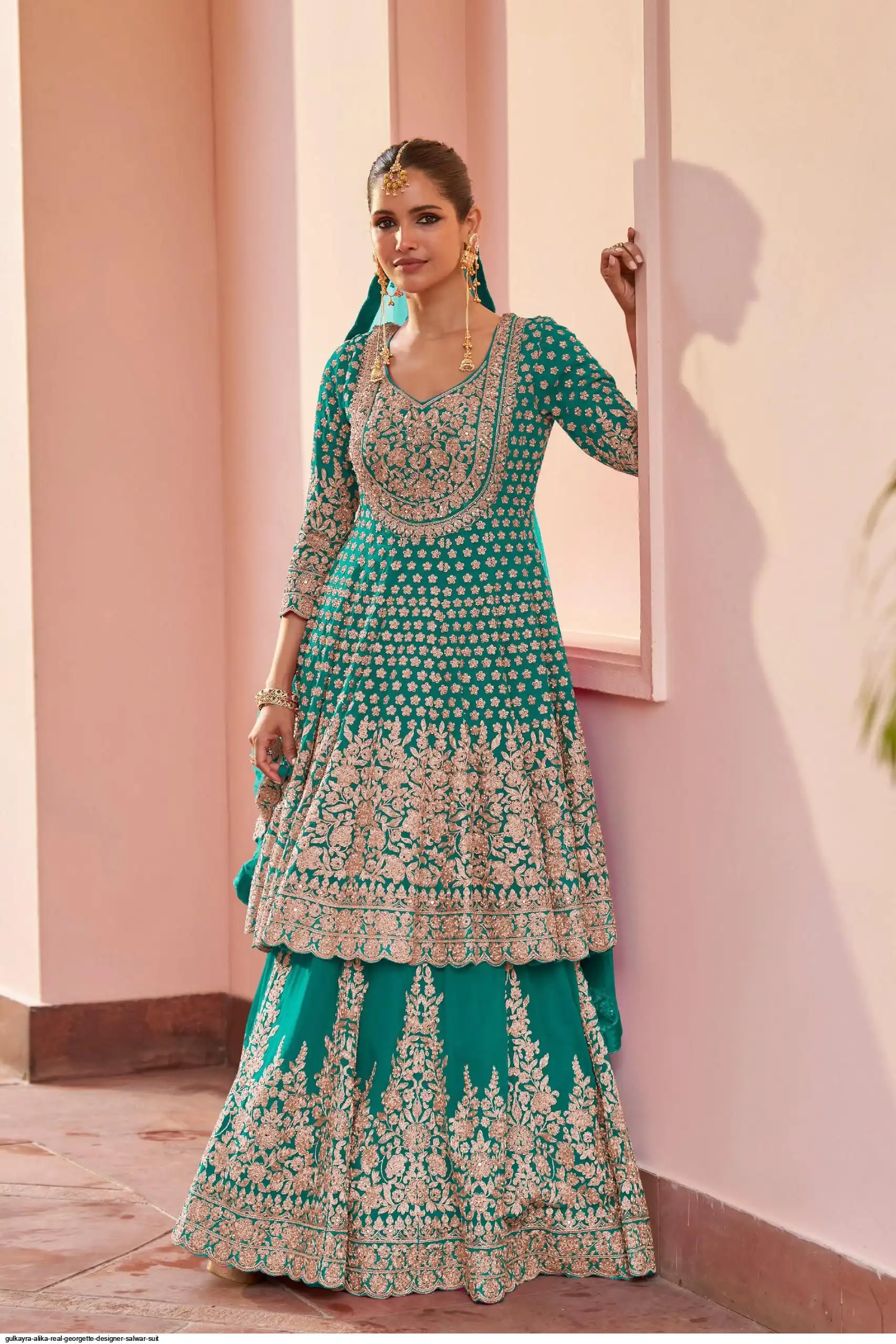 GULKAYRA ALIKA REAL GEORGETTE DESIGNER SALWAR SUIT 6781 D