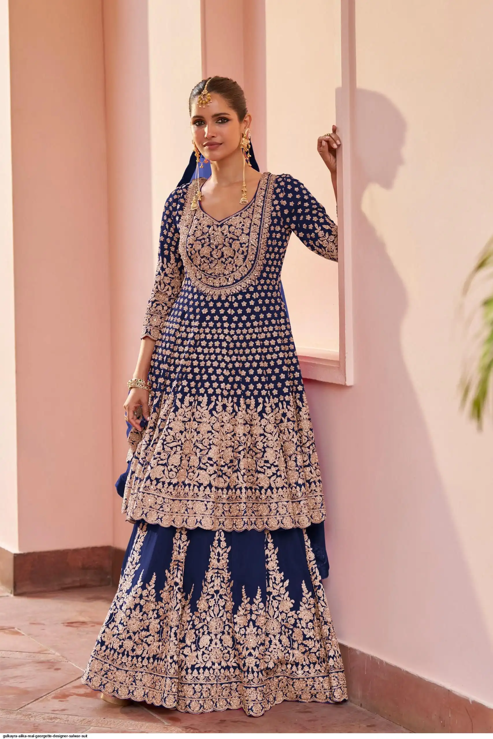 GULKAYRA ALIKA REAL GEORGETTE DESIGNER SALWAR SUIT 6781 C