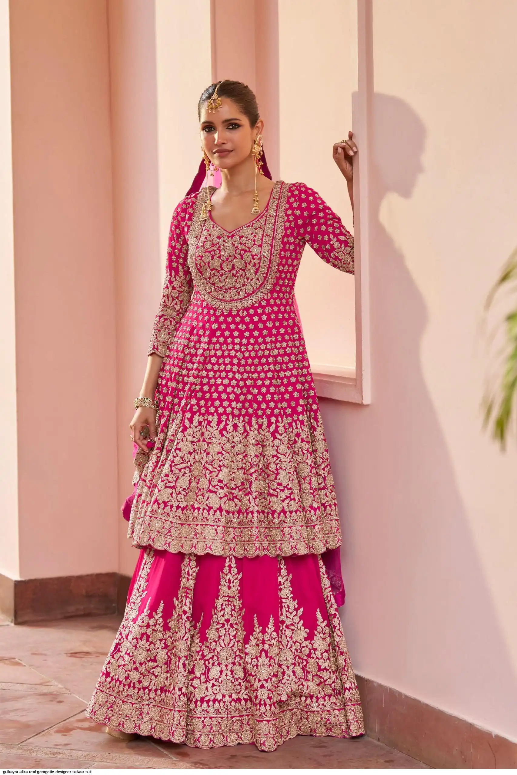 GULKAYRA ALIKA REAL GEORGETTE DESIGNER SALWAR SUIT 6781 A