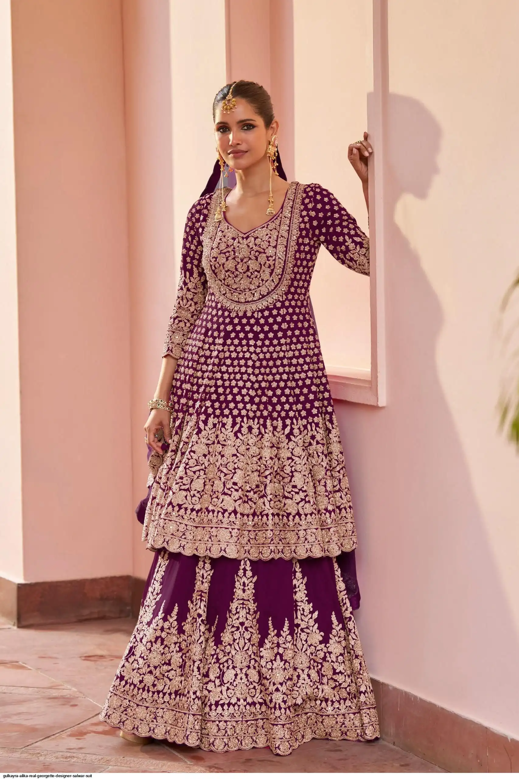 GULKAYRA ALIKA REAL GEORGETTE DESIGNER SALWAR SUIT 6781 B