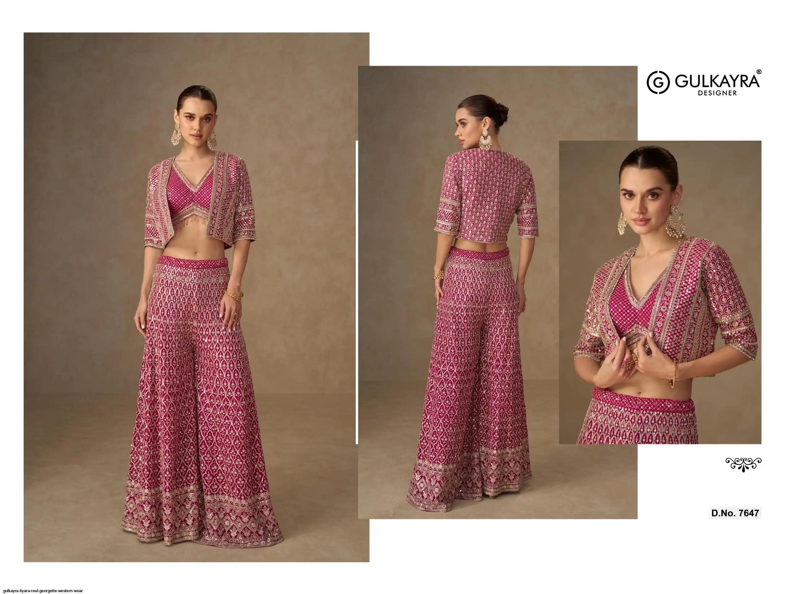 GULKAYRA LIYARA REAL GEORGETTE WESTERN WEAR 2
