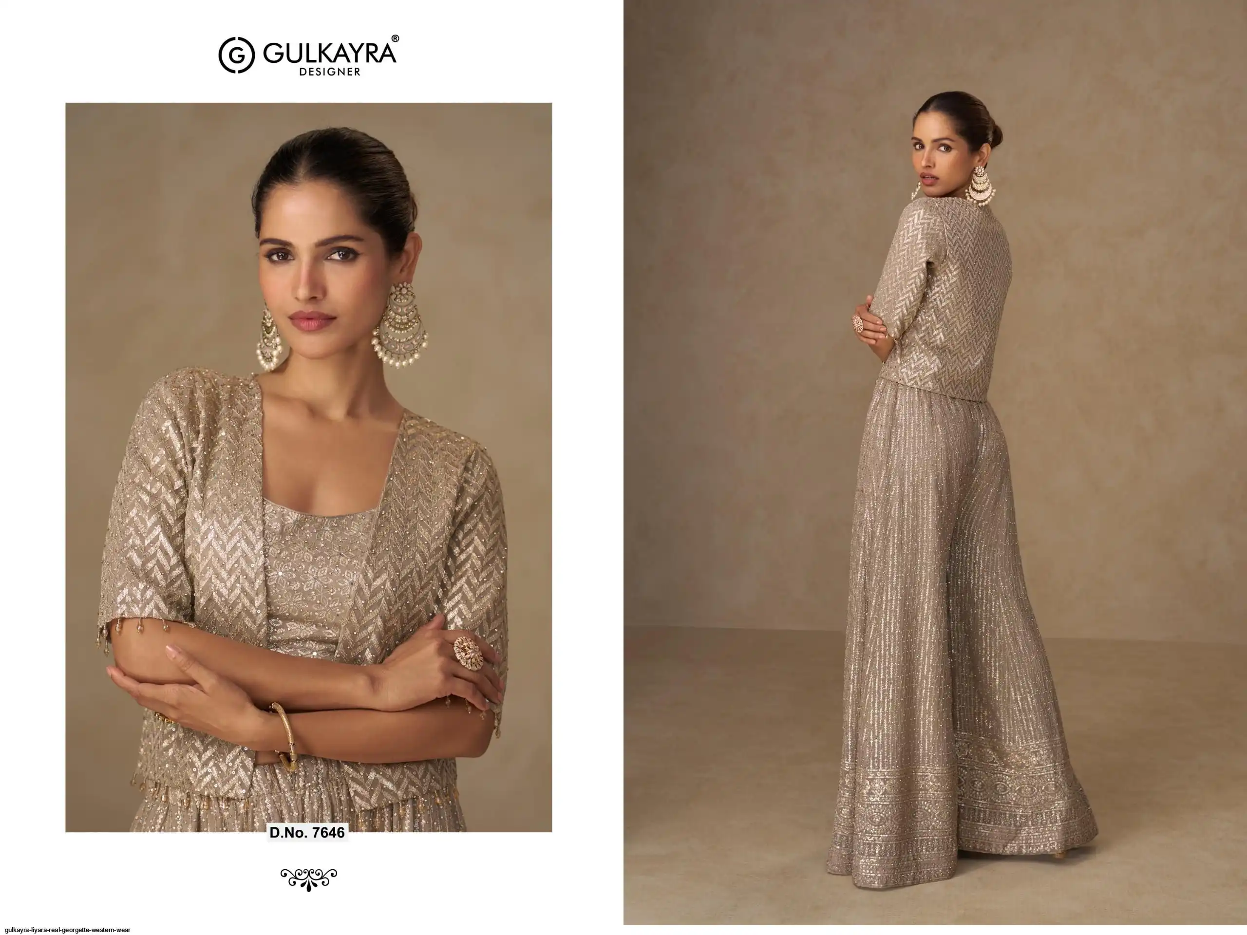 GULKAYRA LIYARA REAL GEORGETTE WESTERN WEAR 1