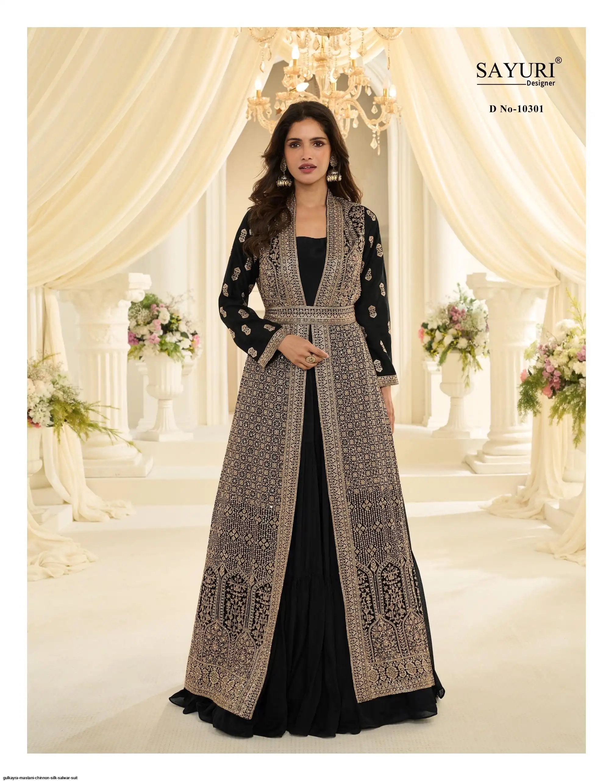 SAYURI MASTANI CHINNON SILK SALWAR SUIT C