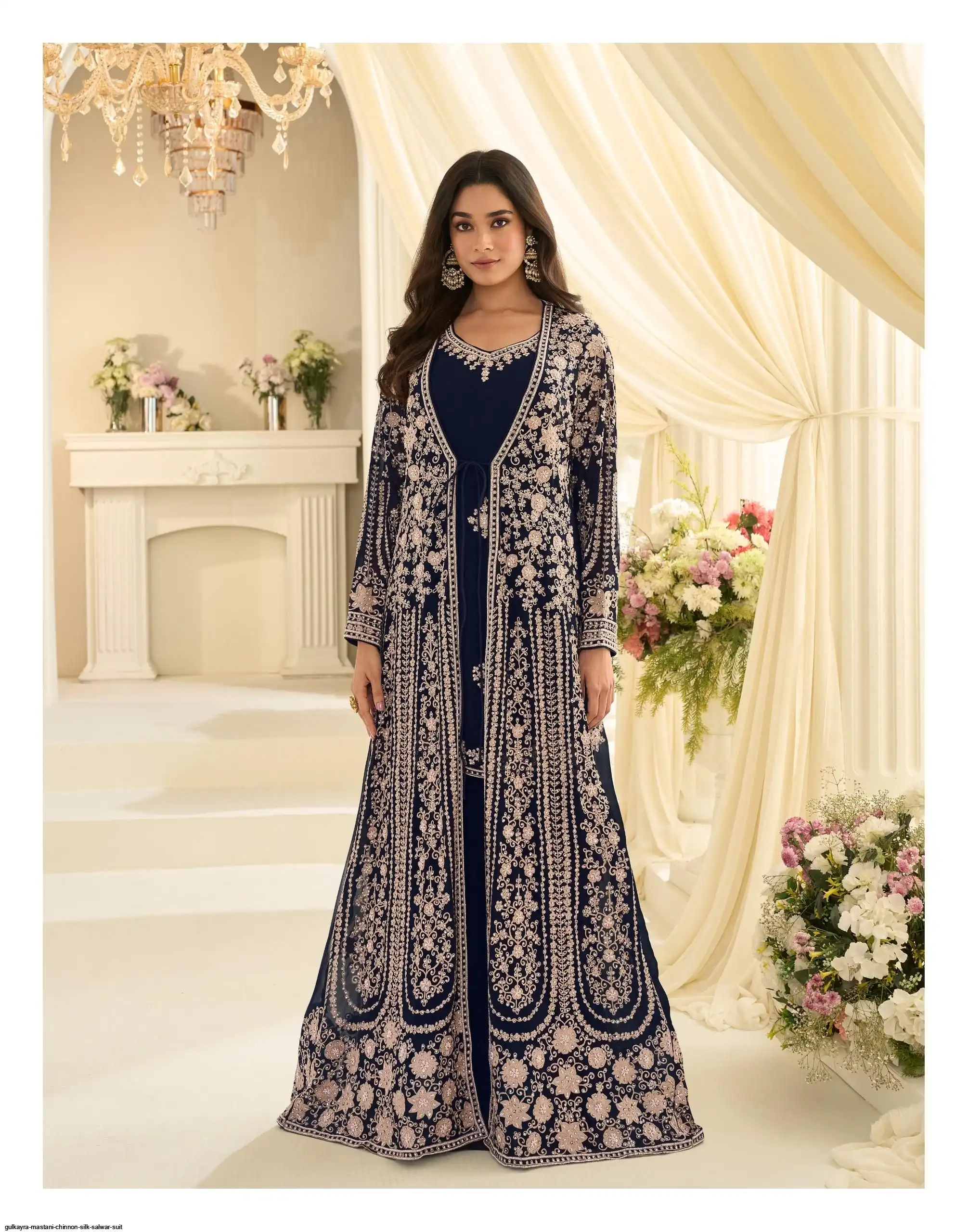 SAYURI MASTANI CHINNON SILK SALWAR SUIT A