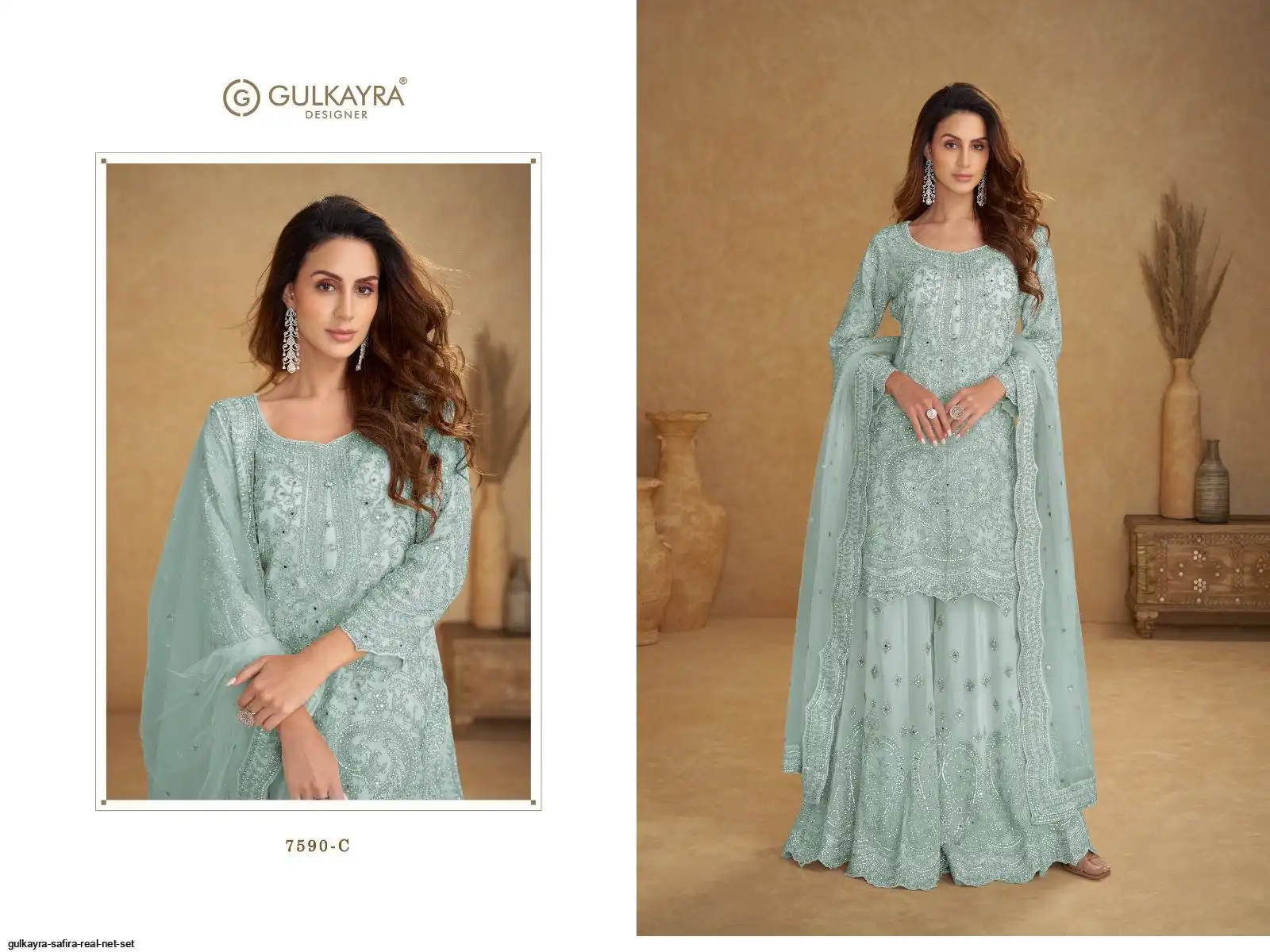 GULKAYRA SAFIRA REAL NET SET C