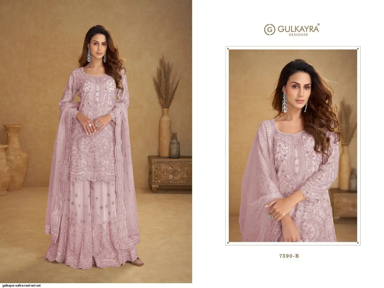 GULKAYRA SAFIRA REAL NET SET B