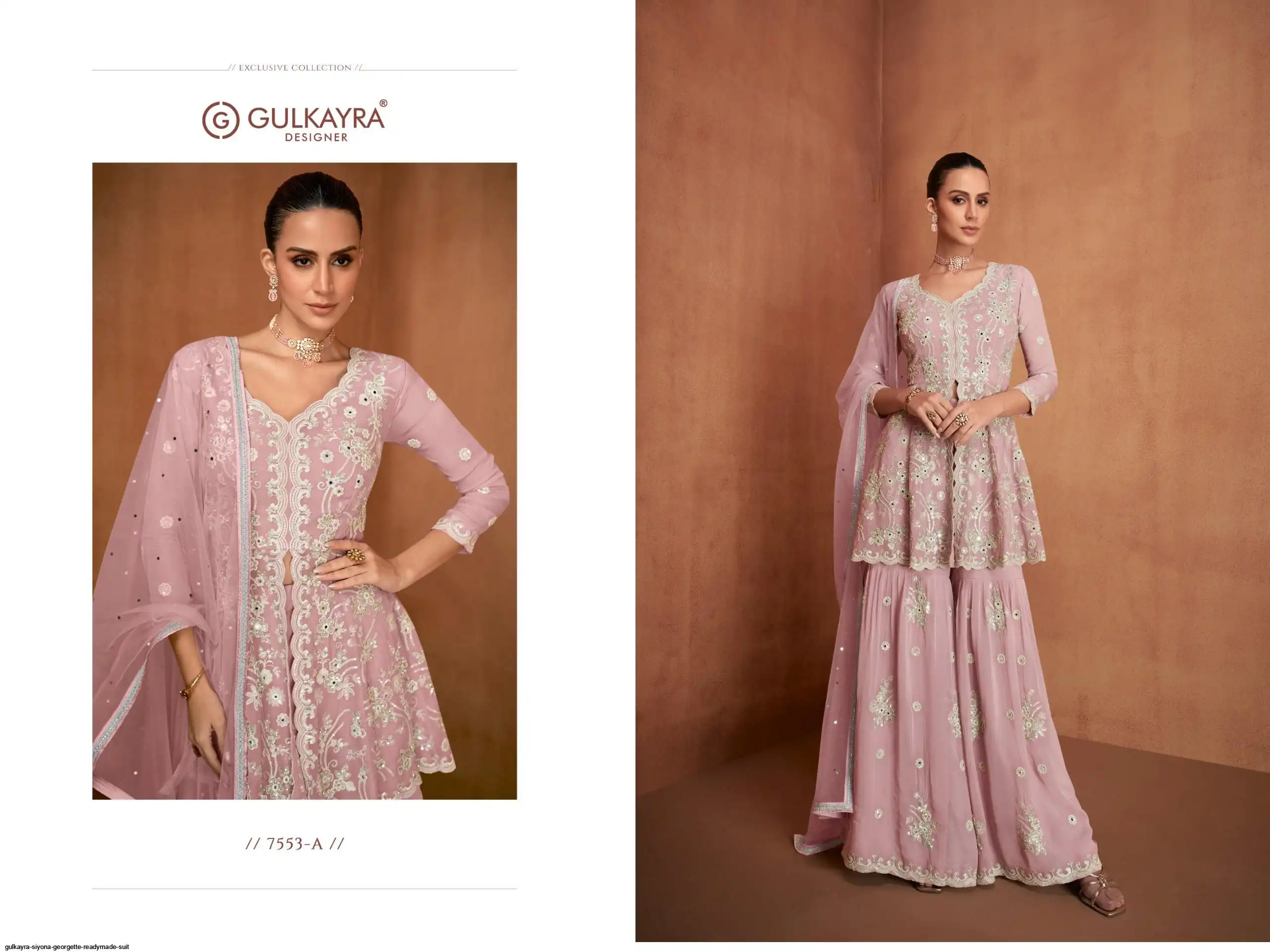 GULKAYRA SIYONA GEORGETTE READYMADE SUIT A