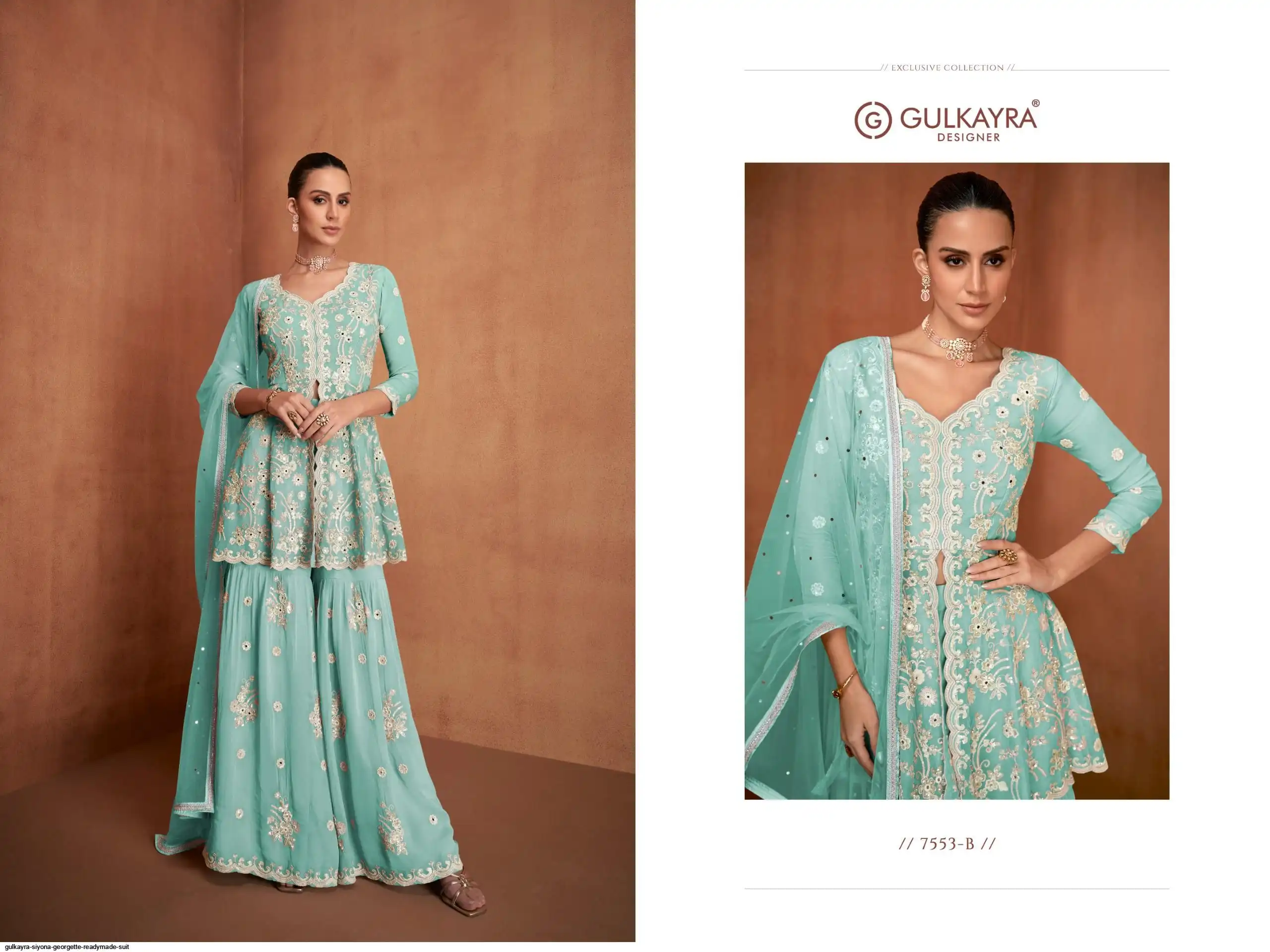 GULKAYRA SIYONA GEORGETTE READYMADE SUIT C