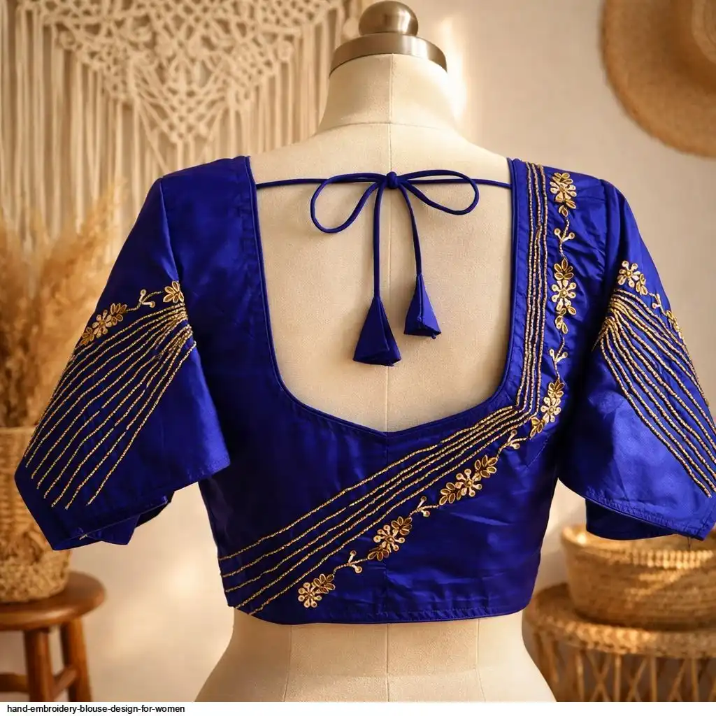 HAND EMBROIDERY BLOUSE DESIGN FOR WOMEN 6