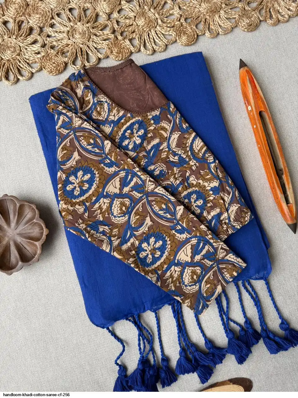 HANDLOOM KHADI COTTON SAREE CF 256 N