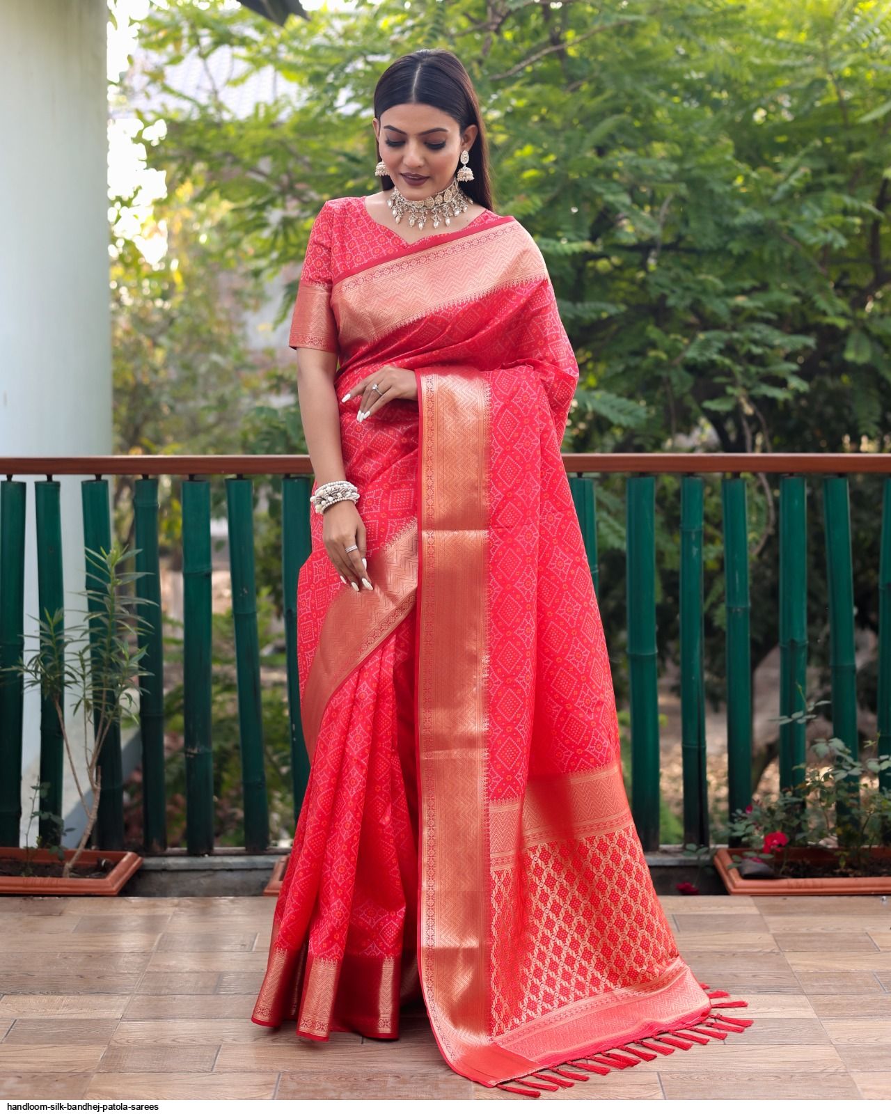 Kanchipuram Handloom Silk Saree - Silk Bazaar