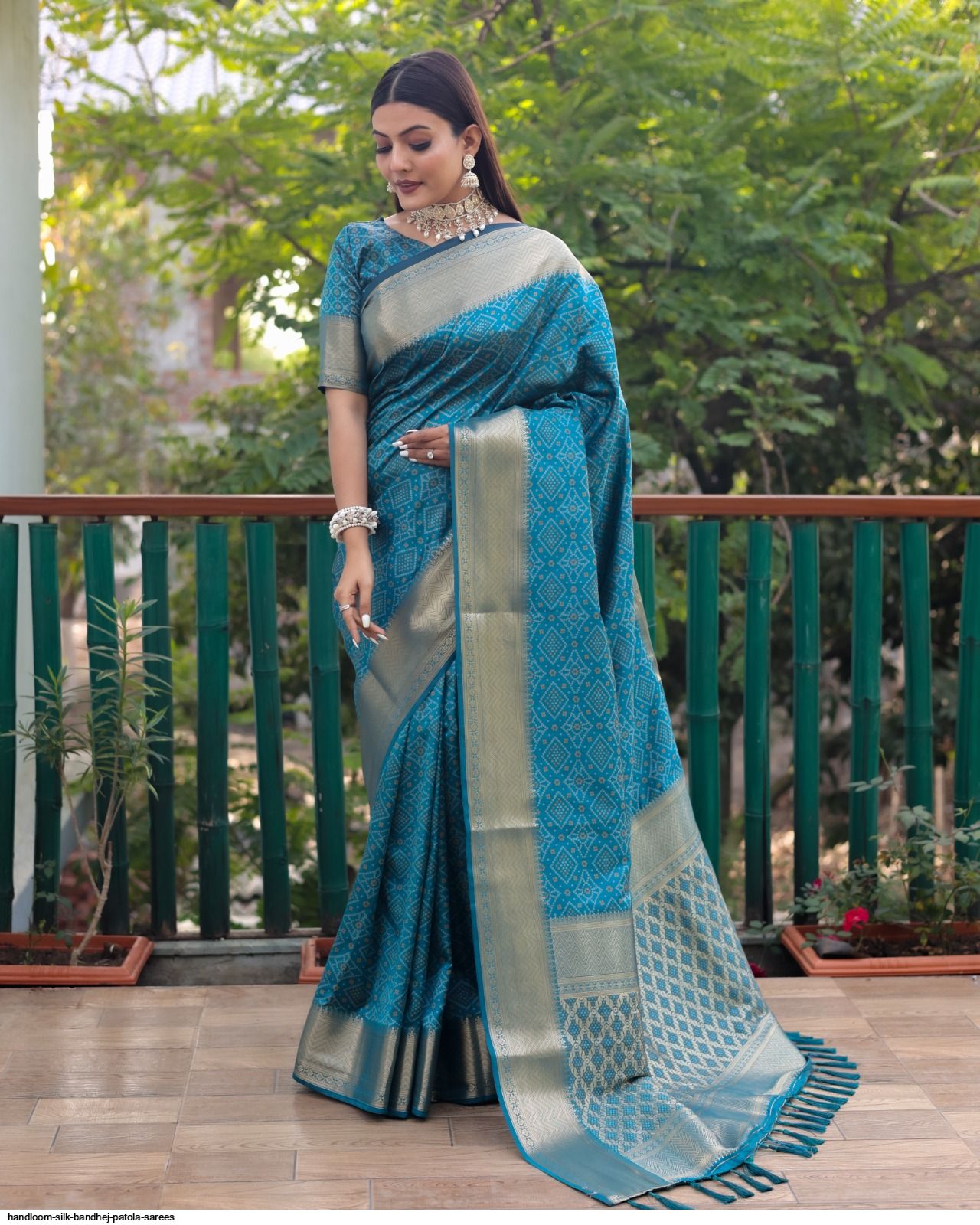 Handloom Silk Bandhej Patola Sarees