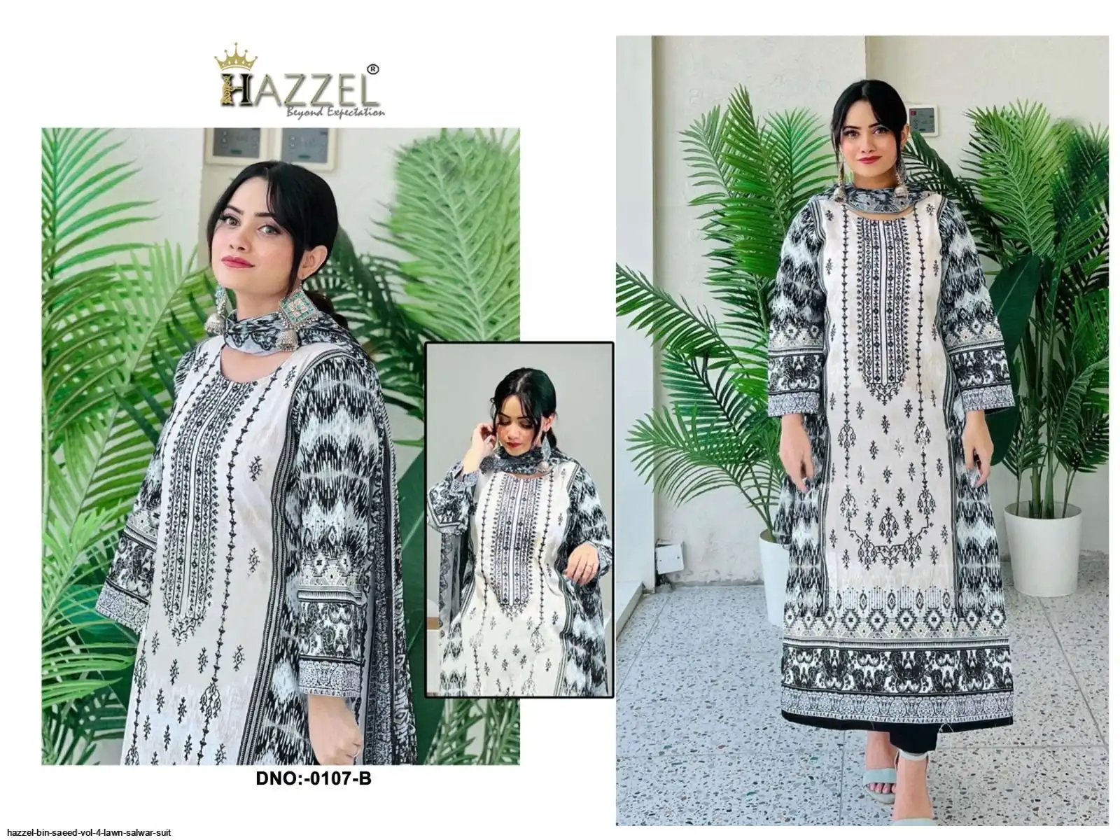 HAZZEL BIN SAEED VOL 4 LAWN SALWAR SUIT