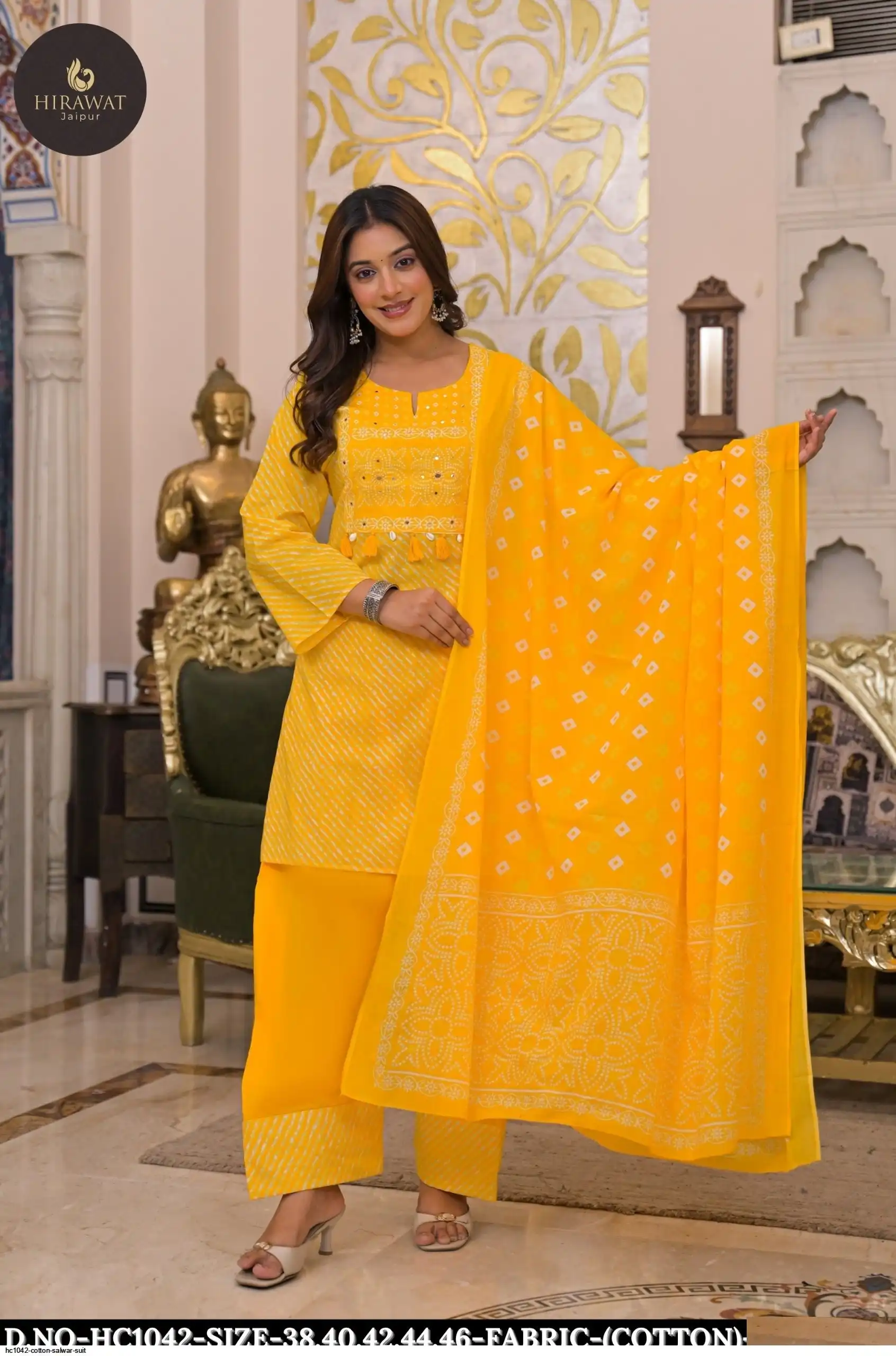 HC1042 COTTON SALWAR SUIT B