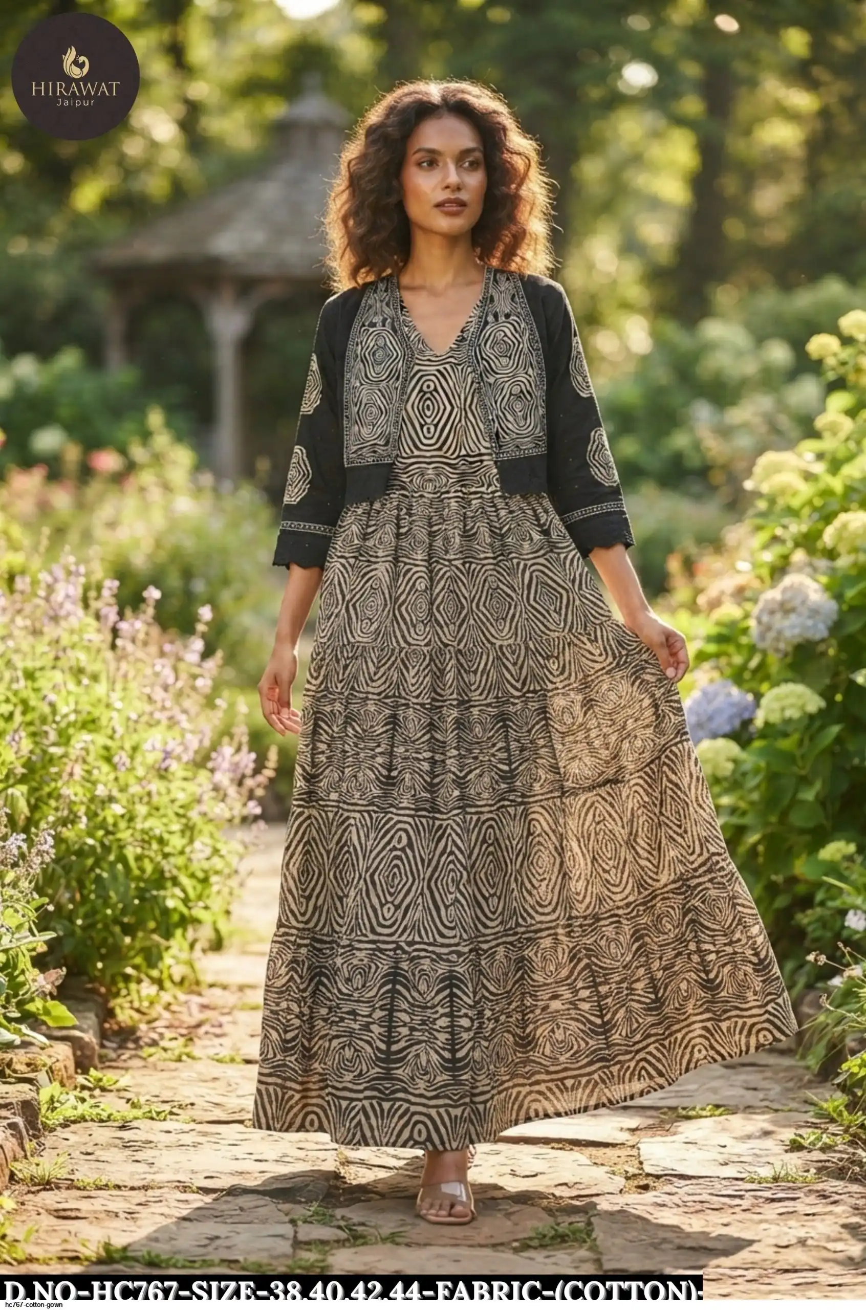 HC767 COTTON GOWN D