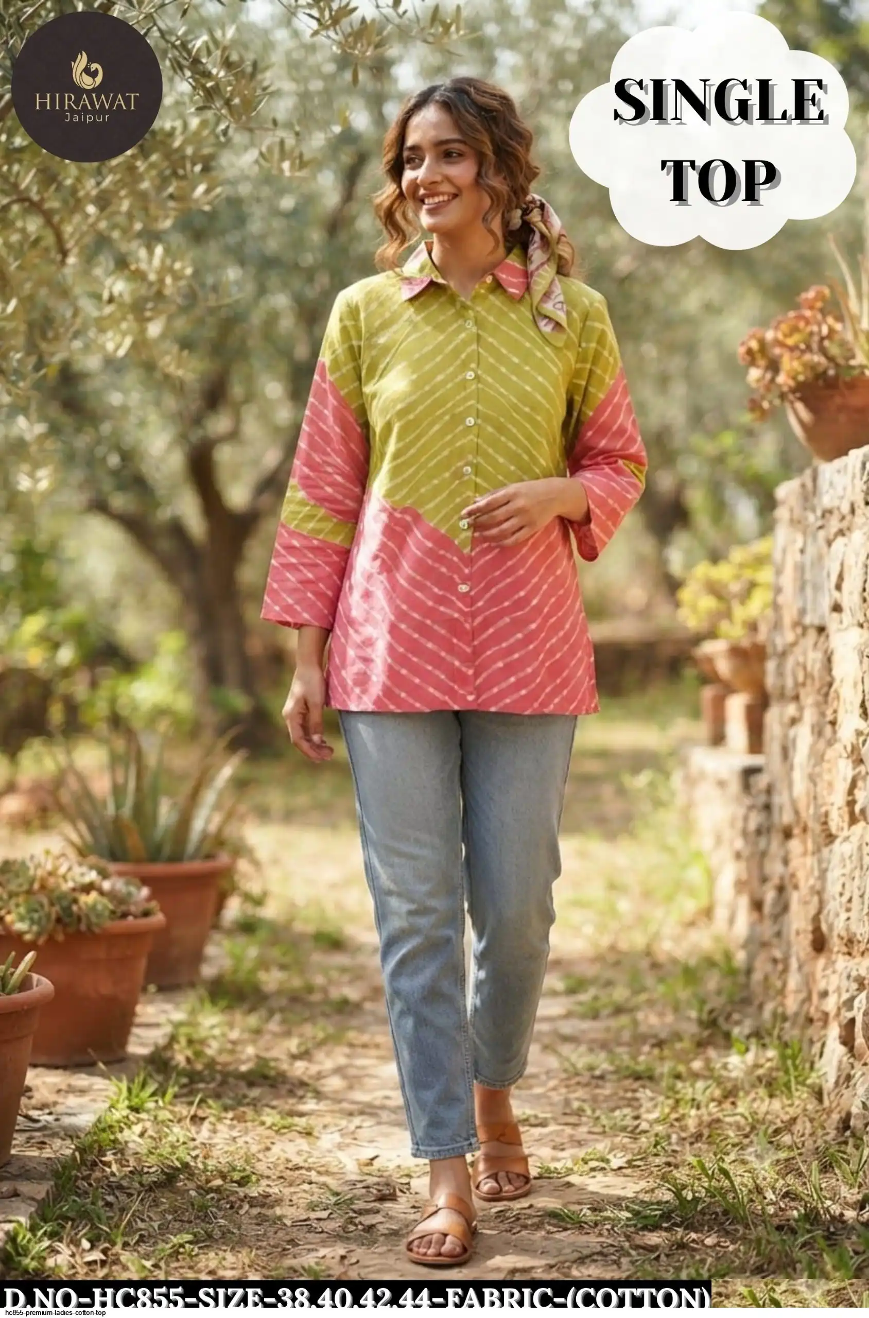 HC855 PREMIUM LADIES COTTON TOP D