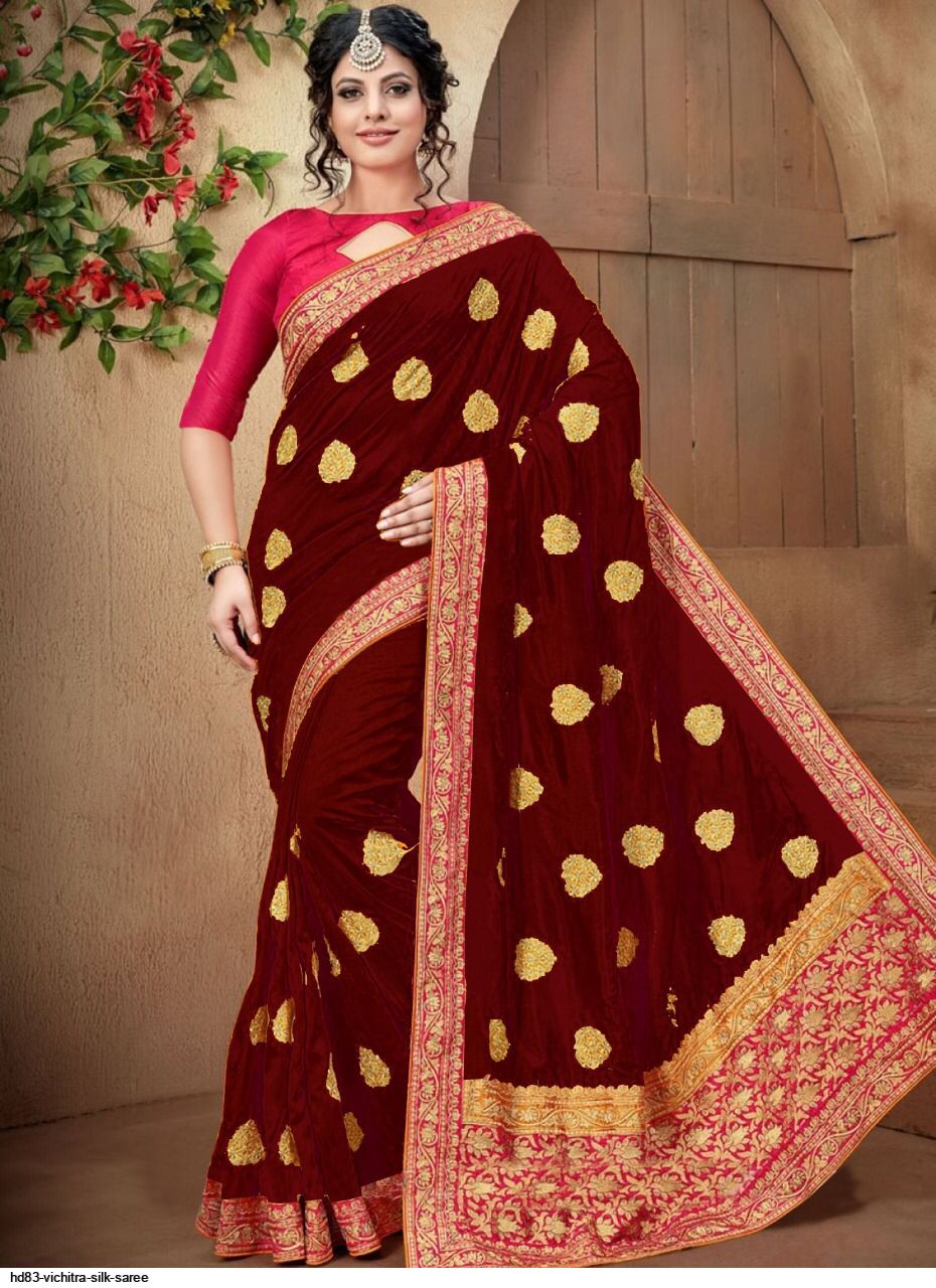 HD83 VICHITRA SILK SAREE