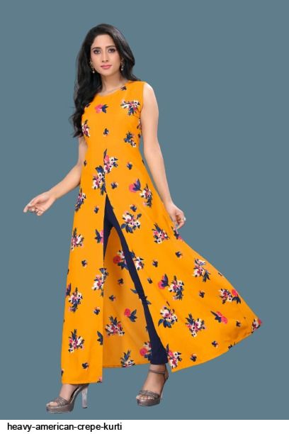 American clearance crepe kurtis