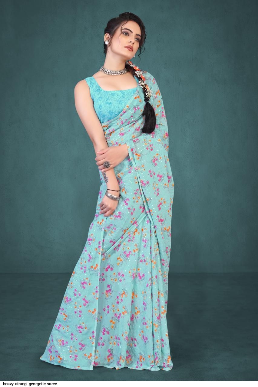 HEAVY ATRANGI Georgette SAREE