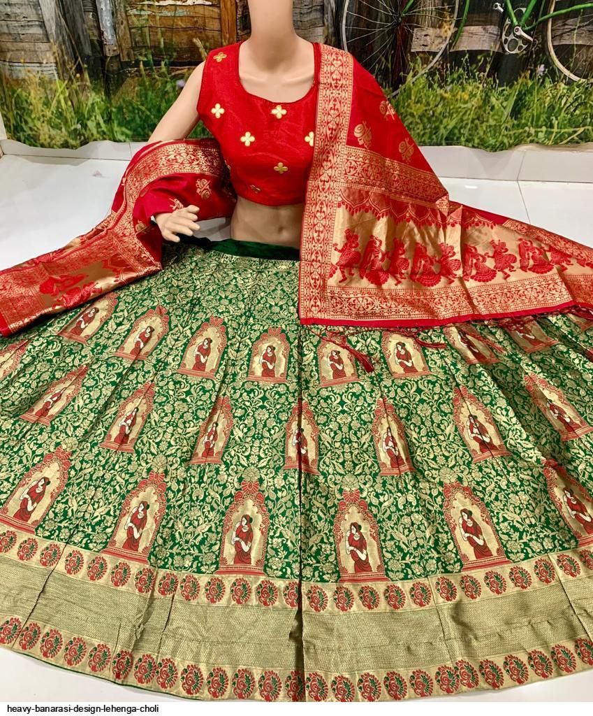 All new brocade fabric lehenga designs - Style up with these Easy to stitch  crop top lehengas - YouTube