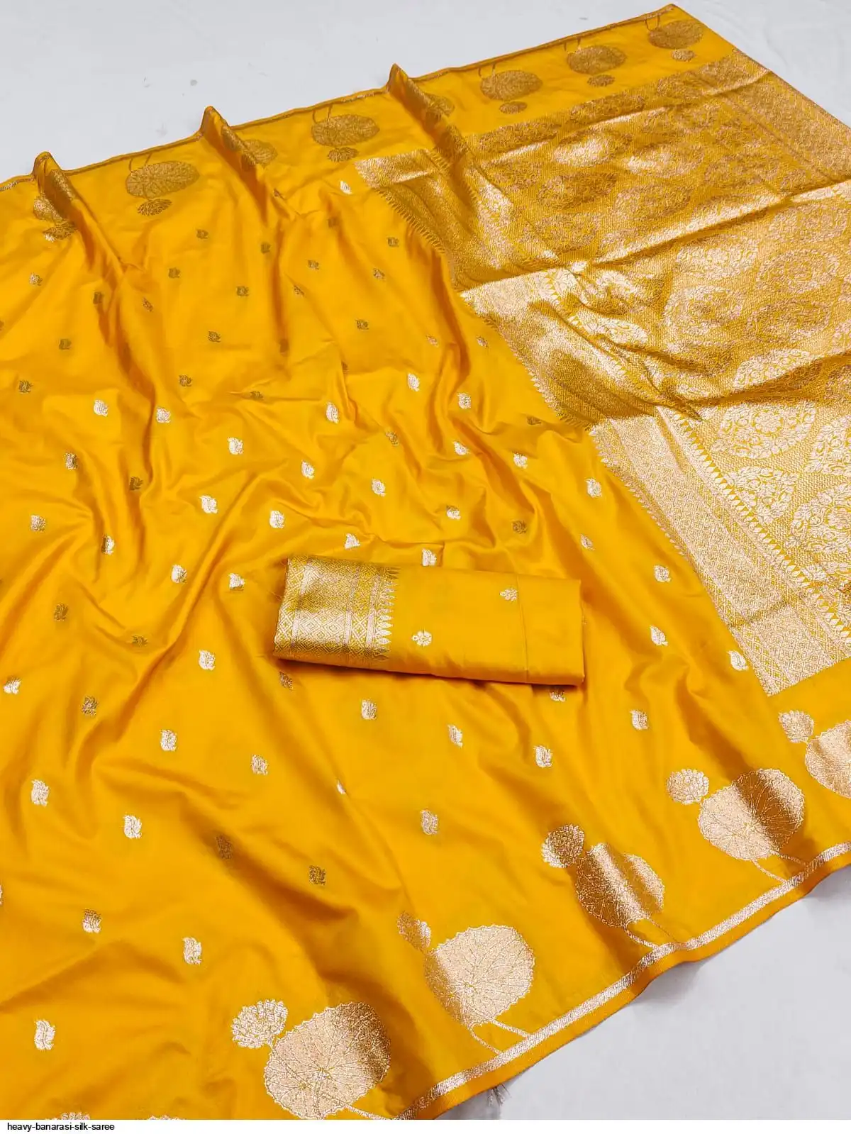 HEAVY BANARASI SILK SAREE 5