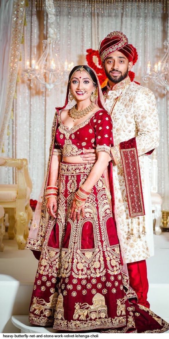 Maroon pure velvet soft net stone work bridal lehenga choli | Bridal lehenga,  Bridal lehenga collection, Lehenga choli