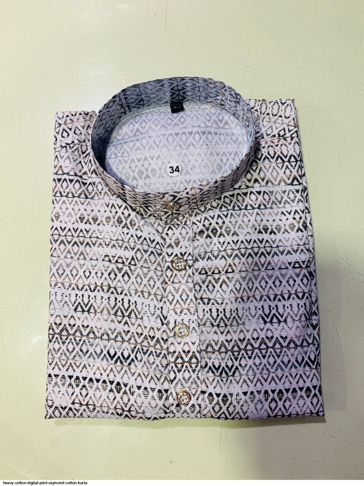 HEAVY COTTON DIGITAL PRINT RAYMOND COTTON KURTA G