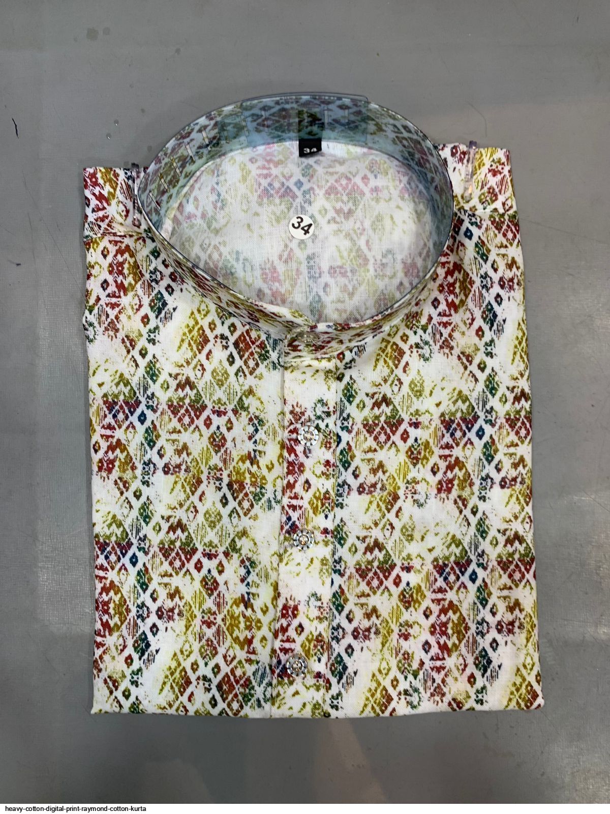 HEAVY COTTON DIGITAL PRINT RAYMOND COTTON KURTA K