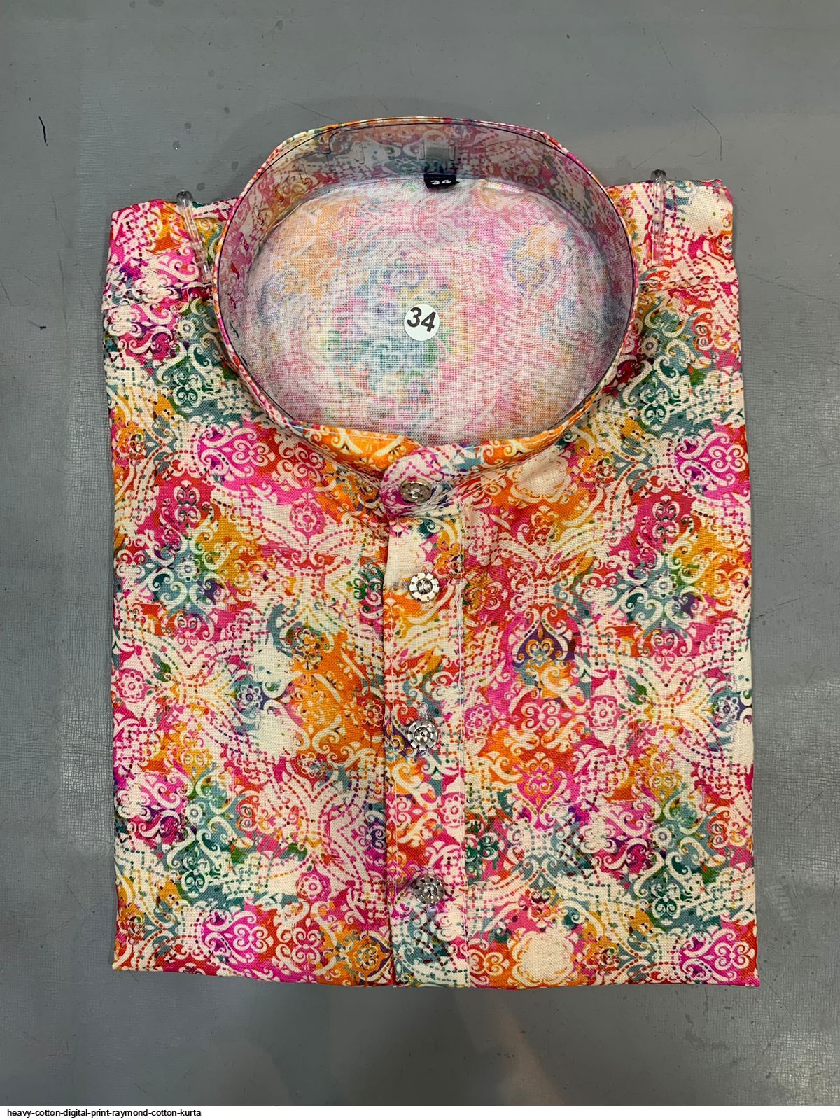 HEAVY COTTON DIGITAL PRINT RAYMOND COTTON KURTA N