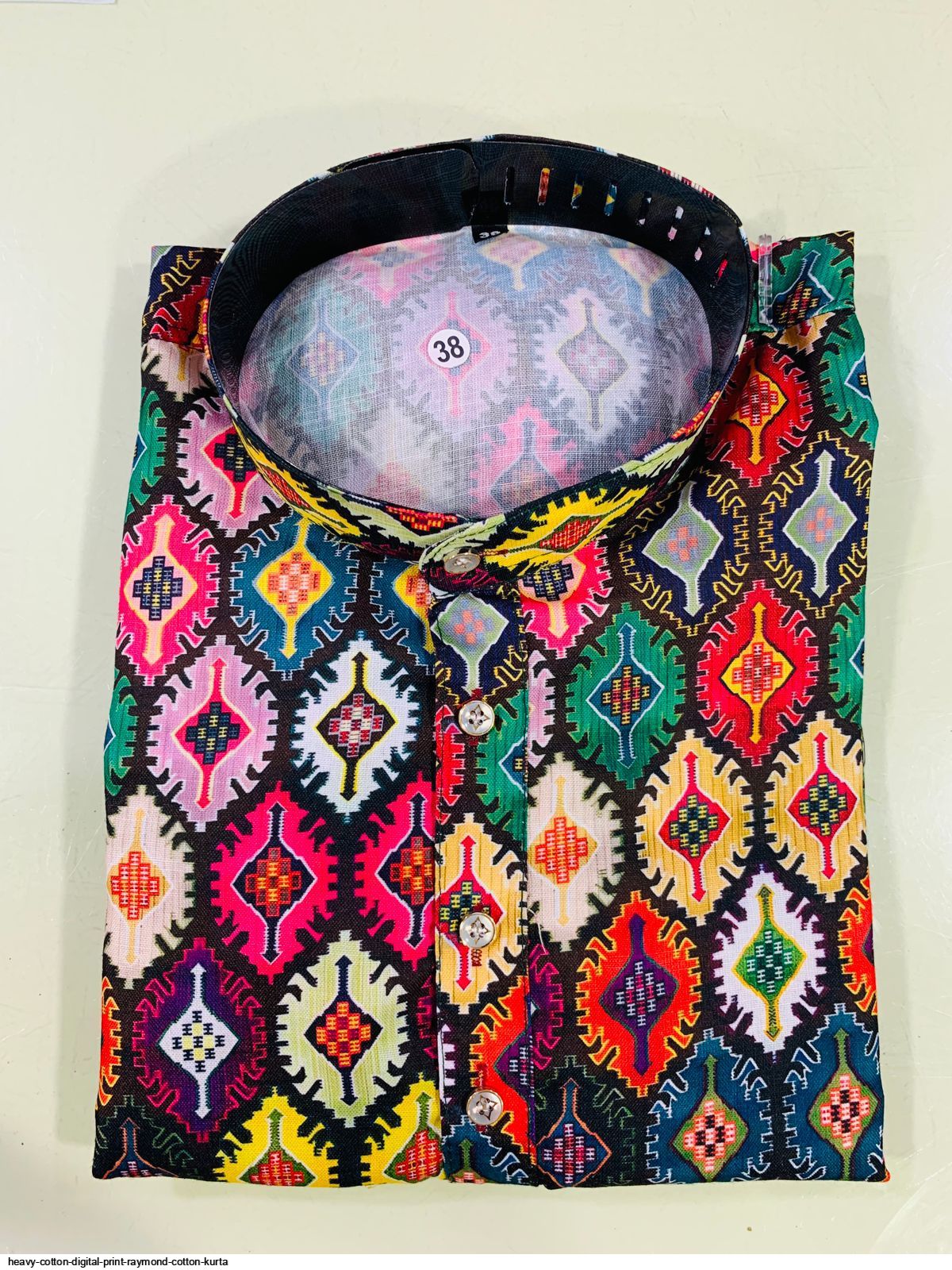 HEAVY COTTON DIGITAL PRINT RAYMOND COTTON KURTA B
