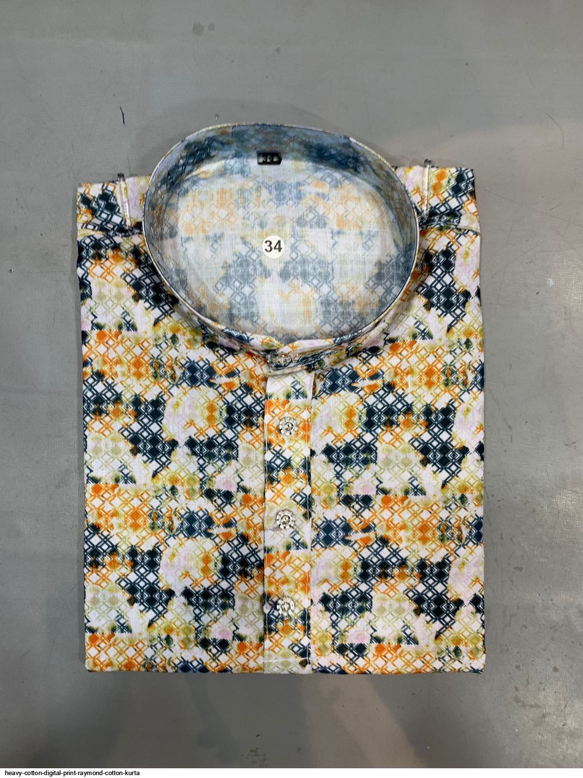 HEAVY COTTON DIGITAL PRINT RAYMOND COTTON KURTA O