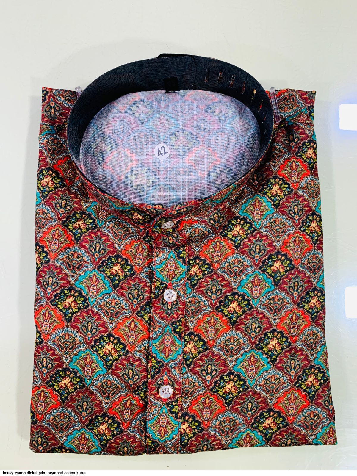 HEAVY COTTON DIGITAL PRINT RAYMOND COTTON KURTA A