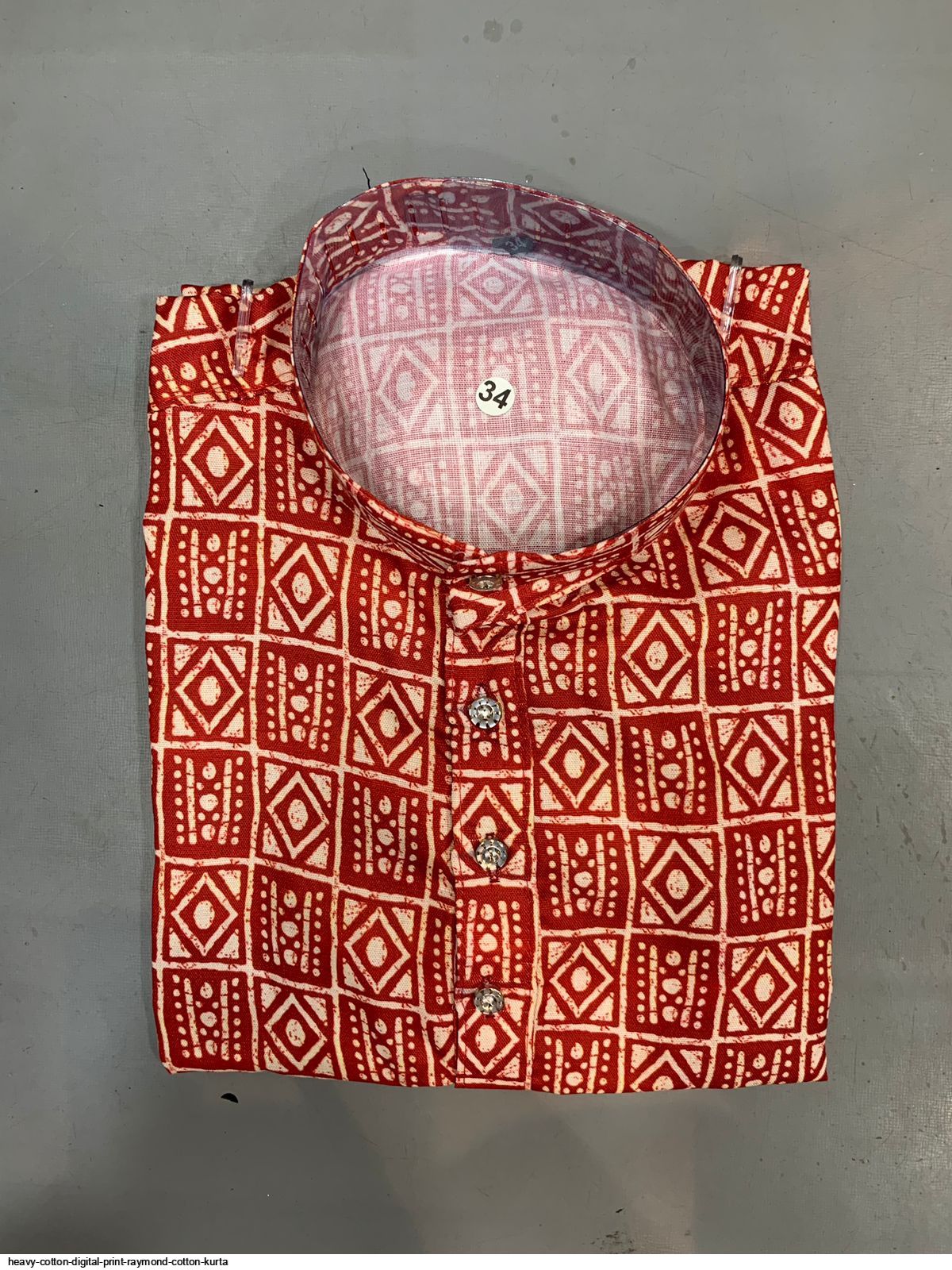 HEAVY COTTON DIGITAL PRINT RAYMOND COTTON KURTA I