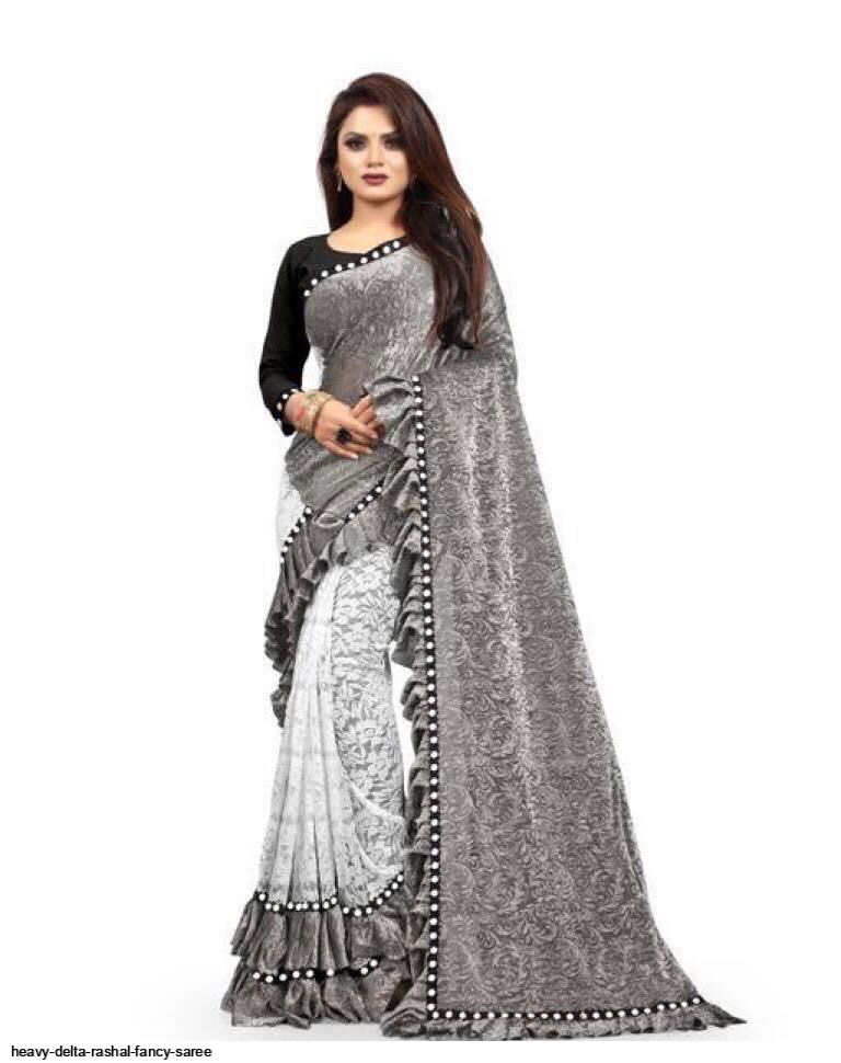 HEAVY DELTA RASHAL FANCY SAREE