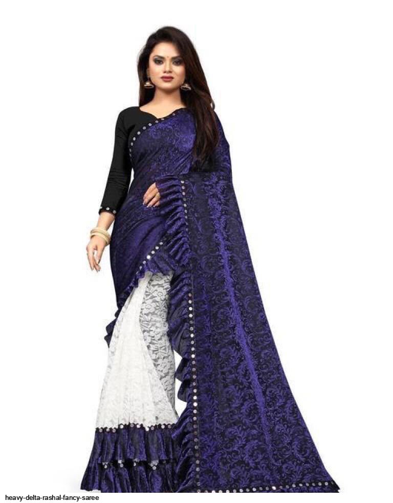 HEAVY DELTA RASHAL FANCY SAREE