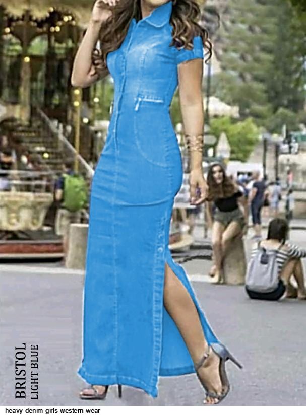 Denim Blue Denim Dress by Guess for rent online | FLYROBE