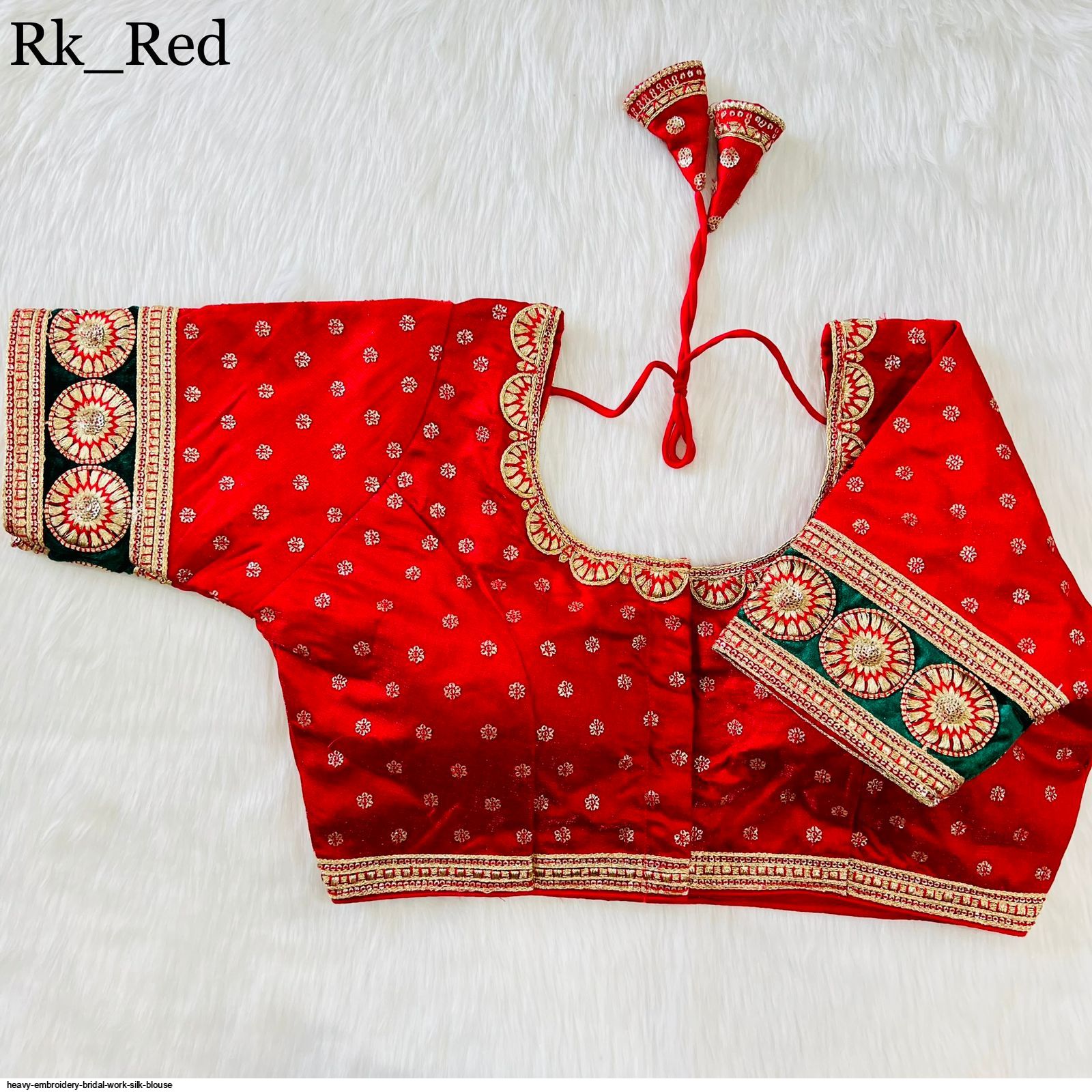 Silk Bridal Heavy Work Designer Blouses at Rs 6500/piece in