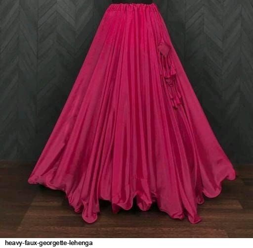 HEAVY FAUX GEORGETTE LEHENGA