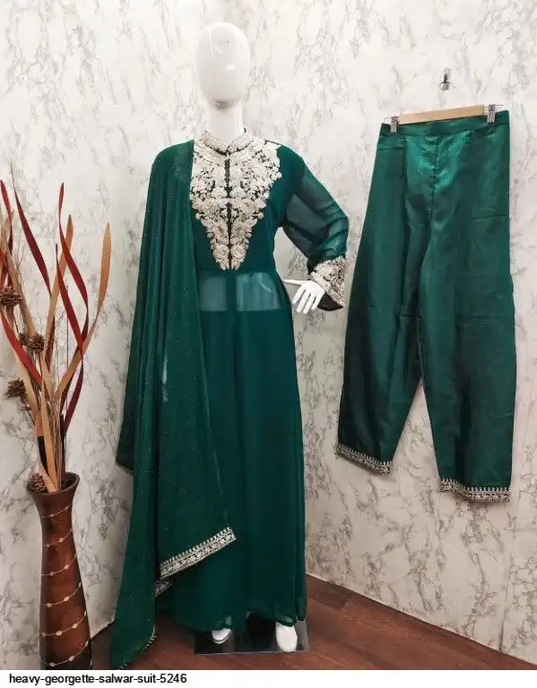 HEAVY GEORGETTE SALWAR SUIT 5246 2