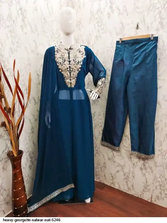 HEAVY GEORGETTE SALWAR SUIT 5246 1