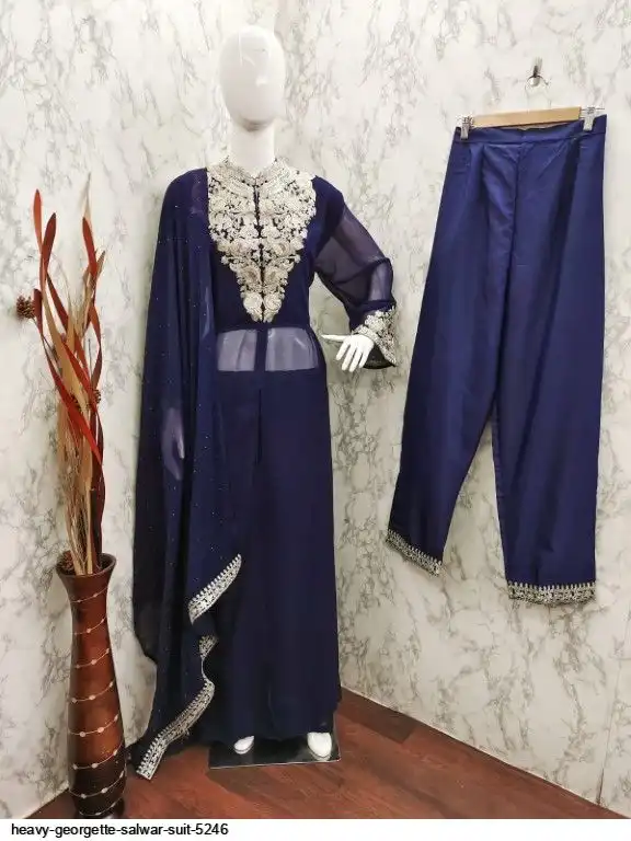 HEAVY GEORGETTE SALWAR SUIT 5246 4
