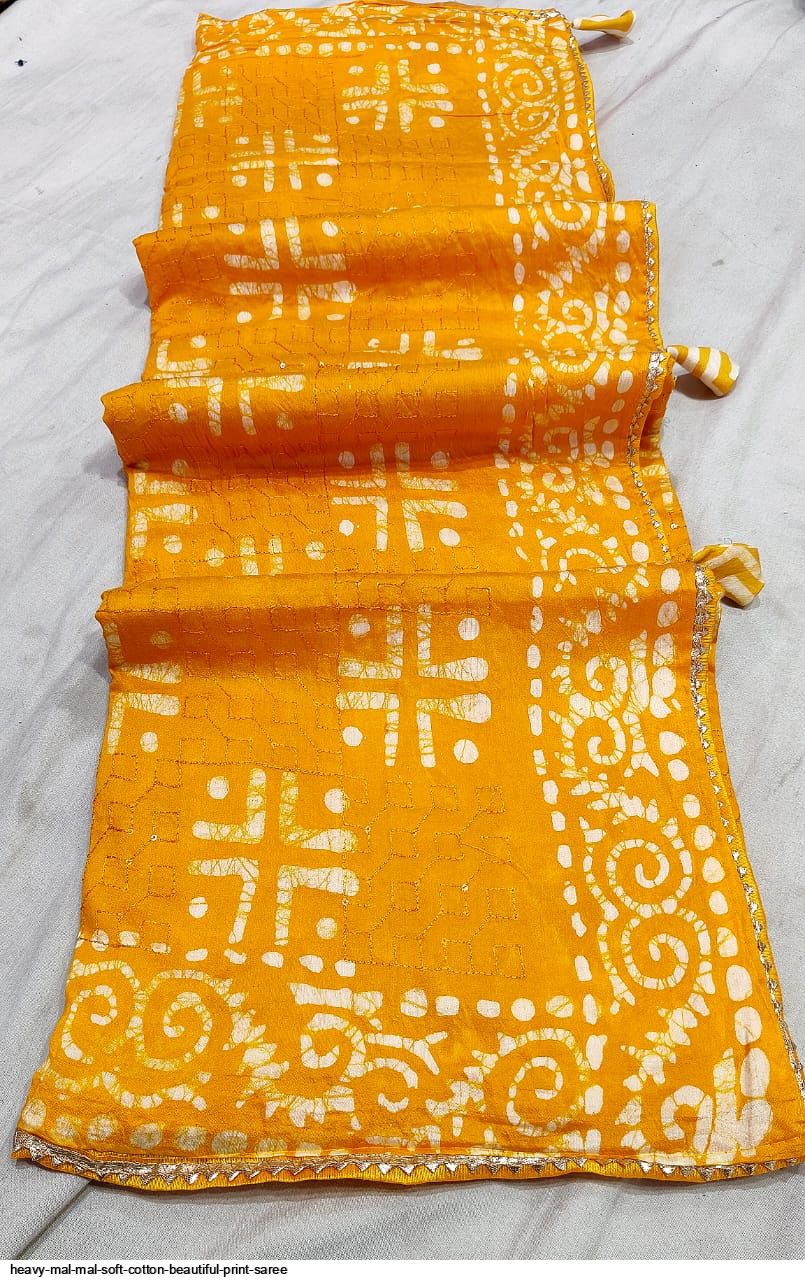 Malmal Cotton Saree (adi66967)