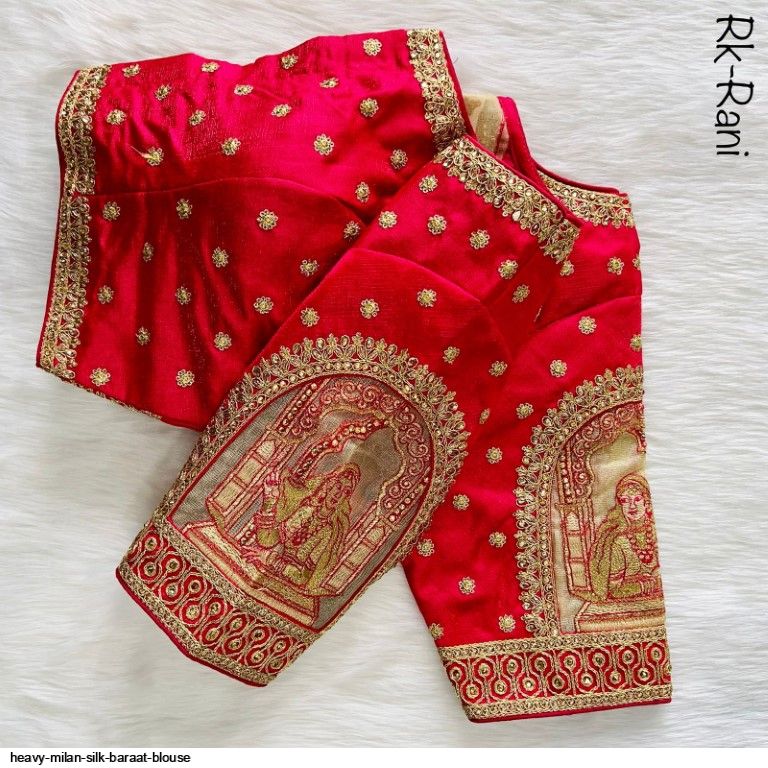 Catalogue Marriage Blouse Designs Embroidery Wedding Blouse