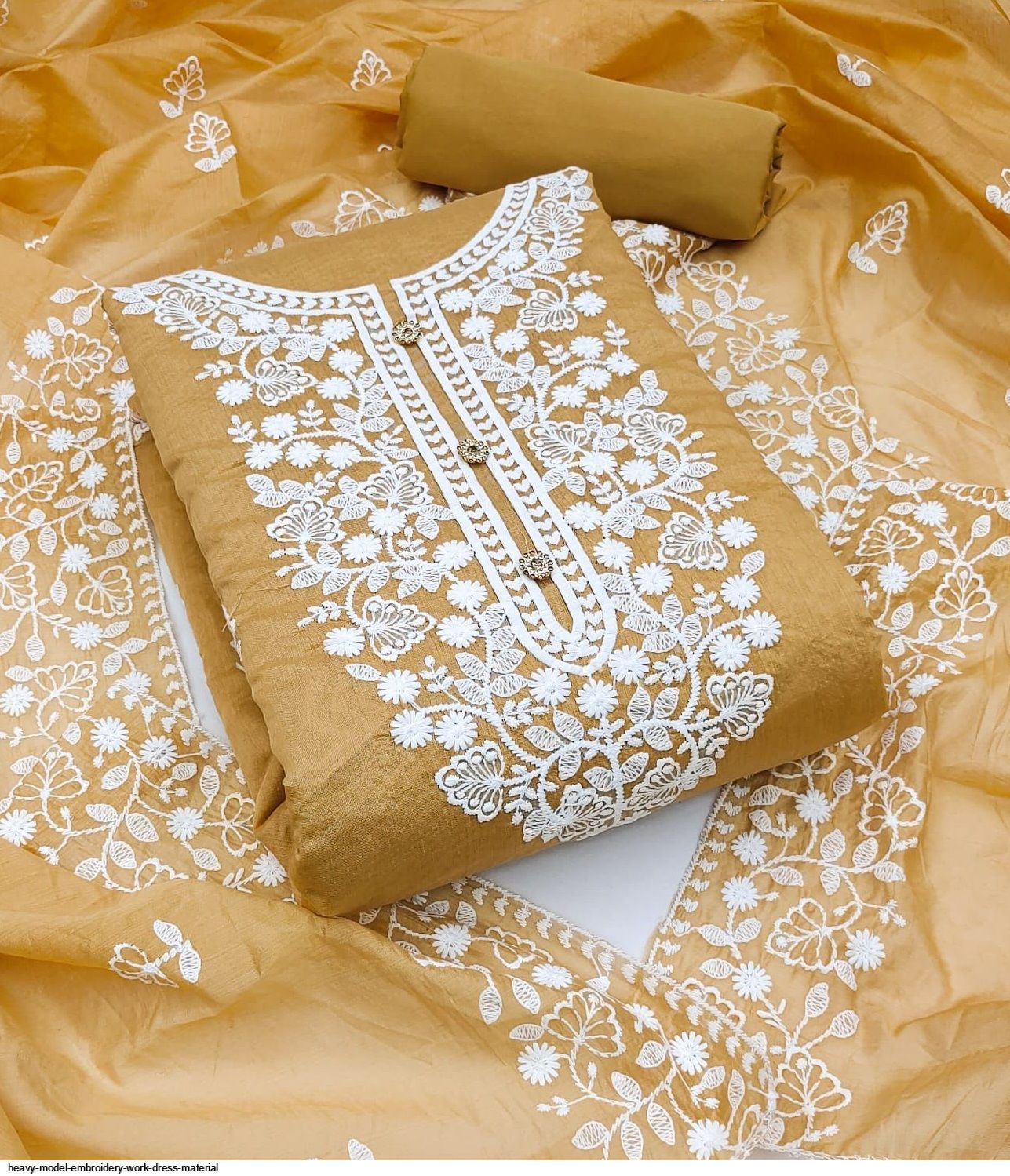 Buy Festival Wear Rani Embroidery Work Georgette Dress Material Online From  Surat Wholesale Shop.